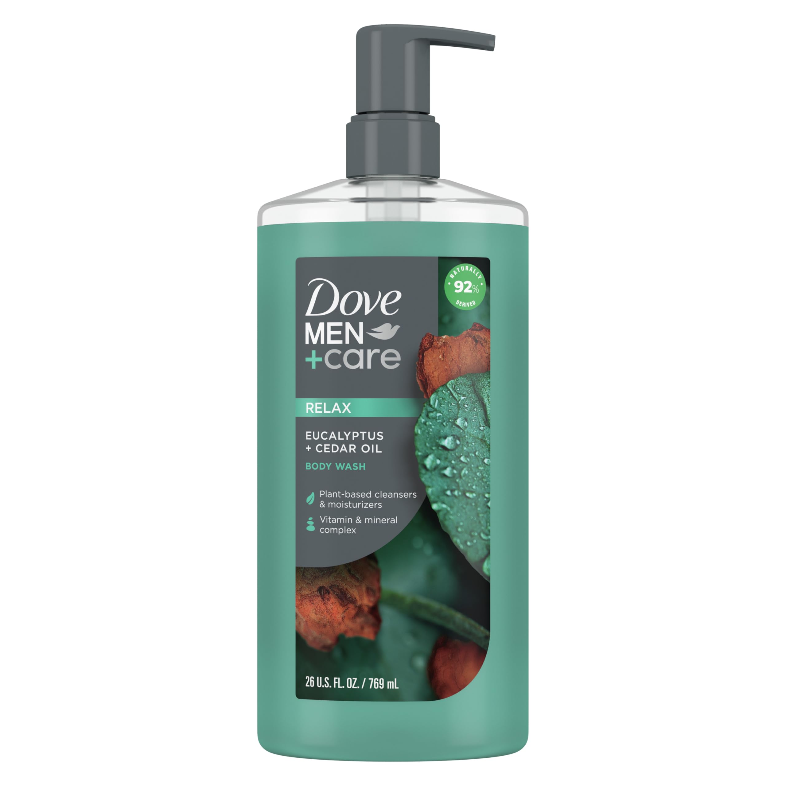 Foto 2 pulgar | Gel De Baño Dove Men+care Eucalipto Y Aceite De Cedro 770 Ml - Venta Internacional.