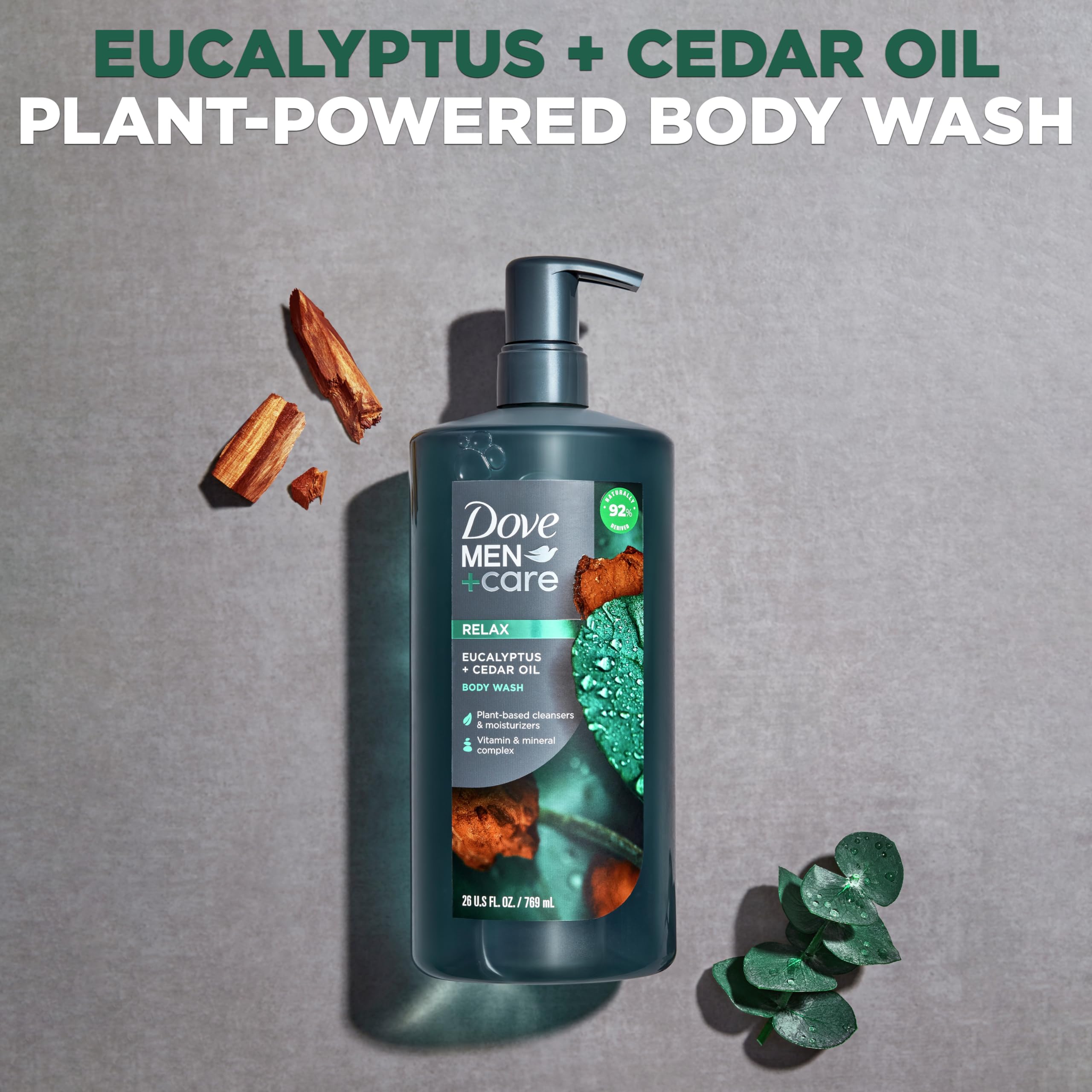Foto 3 pulgar | Gel De Baño Dove Men+care Eucalipto Y Aceite De Cedro 770 Ml - Venta Internacional.