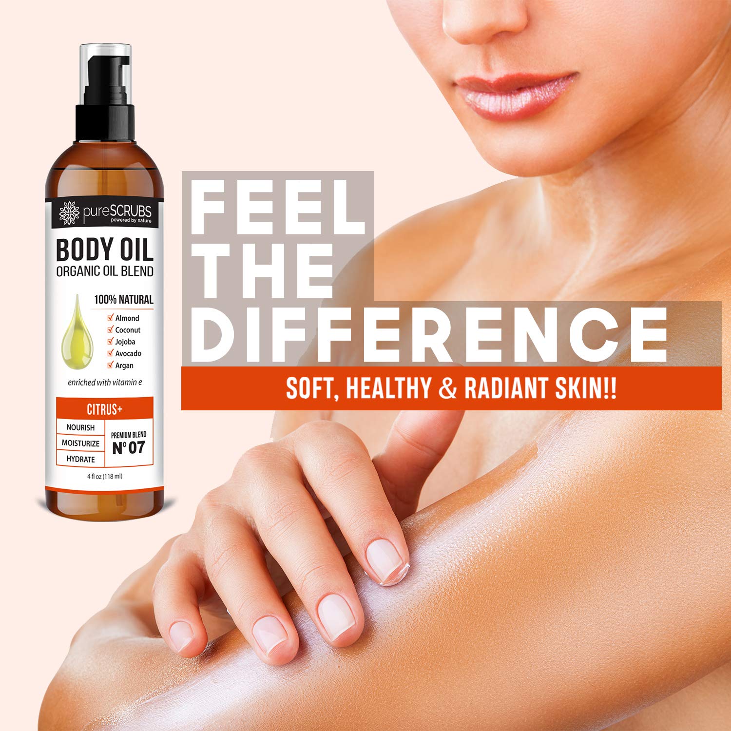 Foto 7 pulgar | Aceite Corporal En Aerosol Purescrubs Ultra Hidratante Citrus+ 120 Ml - Venta Internacional.