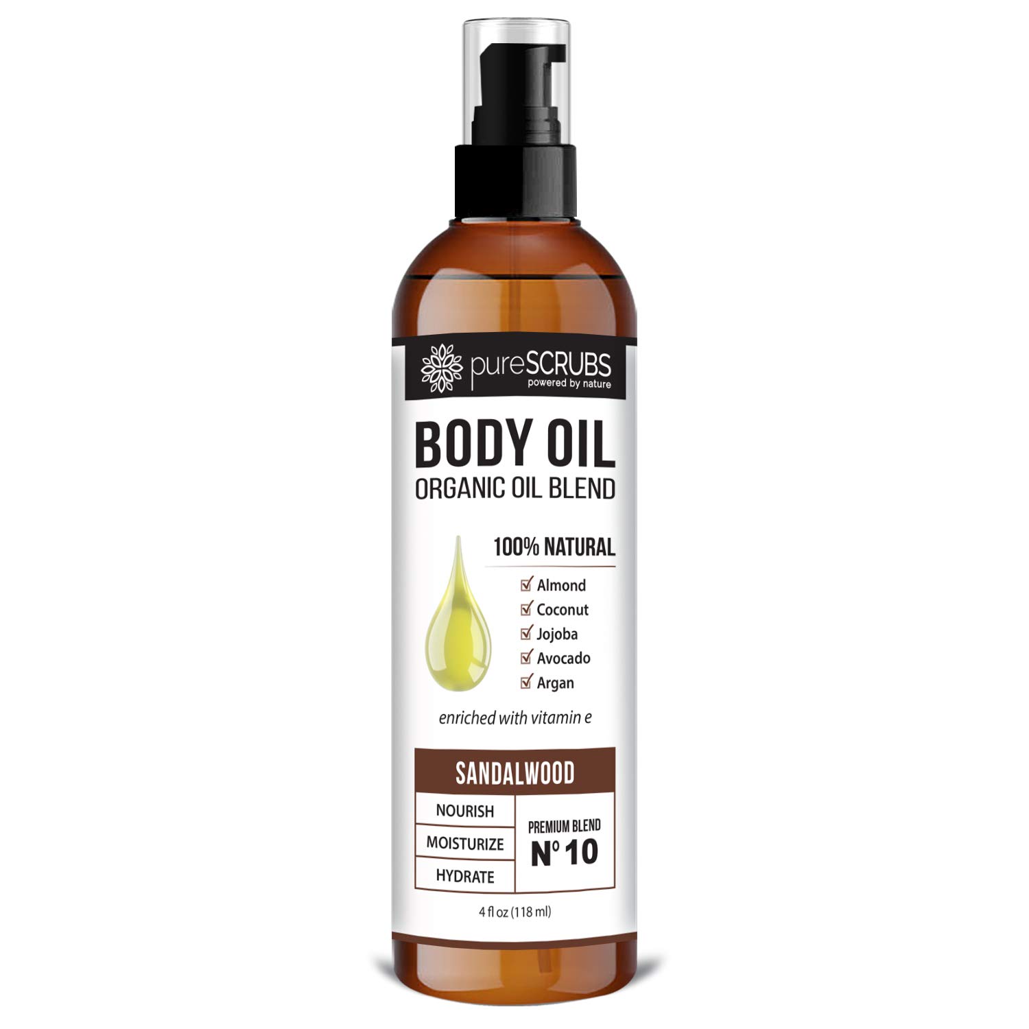 Foto 1 | Aceite Corporal En Aerosol Purescrubs, Ultra Hidratante, Sándalo, 120 Ml - Venta Internacional.