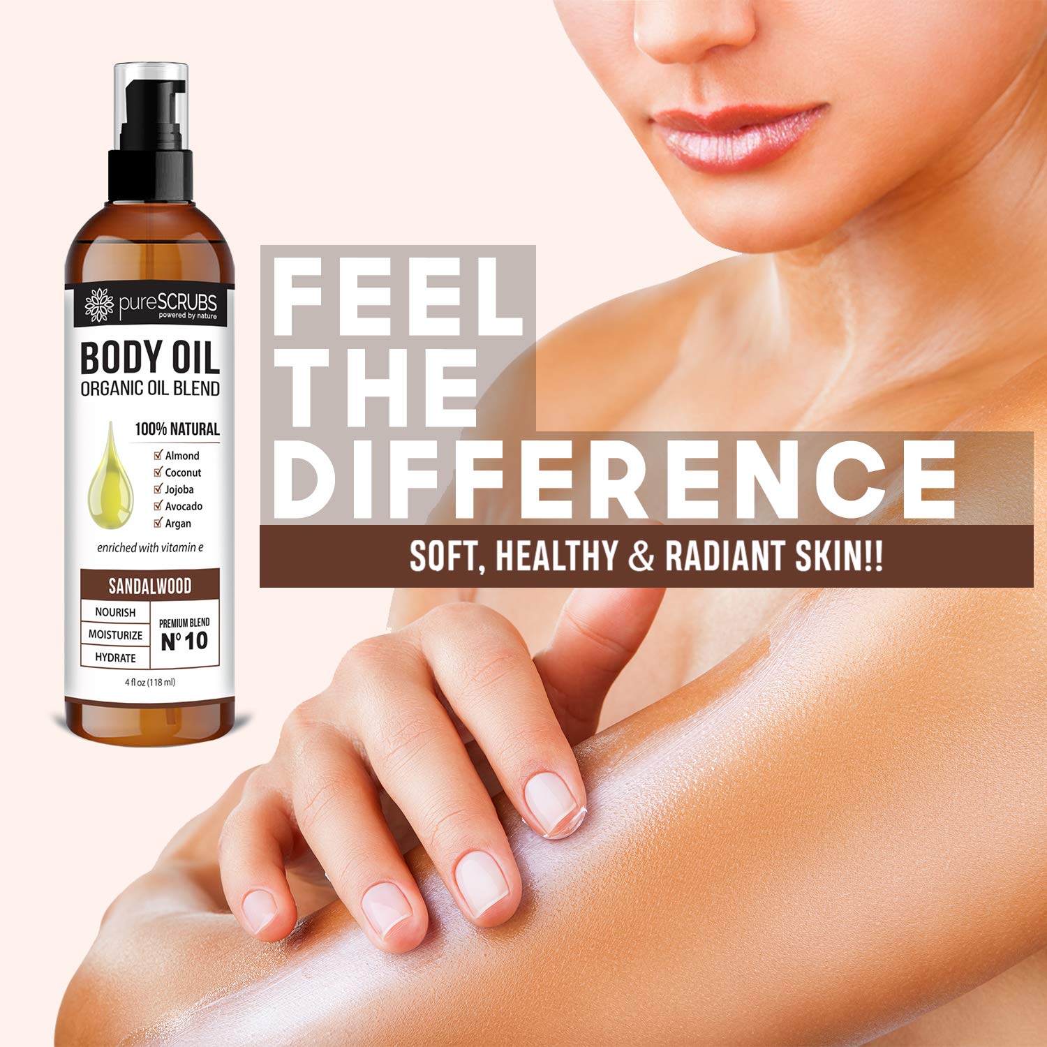 Foto 6 | Aceite Corporal En Aerosol Purescrubs, Ultra Hidratante, Sándalo, 120 Ml - Venta Internacional.