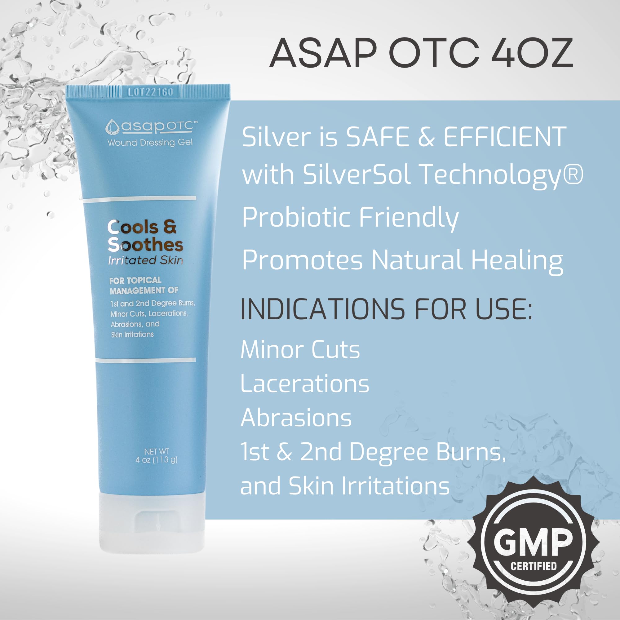 Foto 2 | Gel Para Apósitos Para Heridas American Biotech Labs Asap Otc 120 Ml - Venta Internacional.