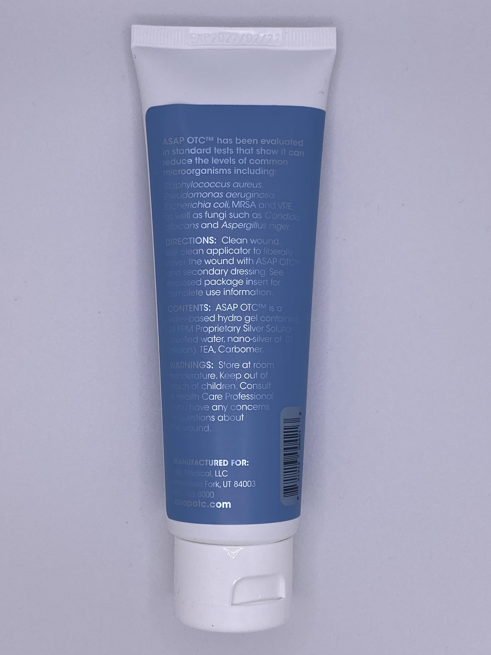 Foto 5 pulgar | Gel Para Apósitos Para Heridas American Biotech Labs Asap Otc 120 Ml - Venta Internacional.