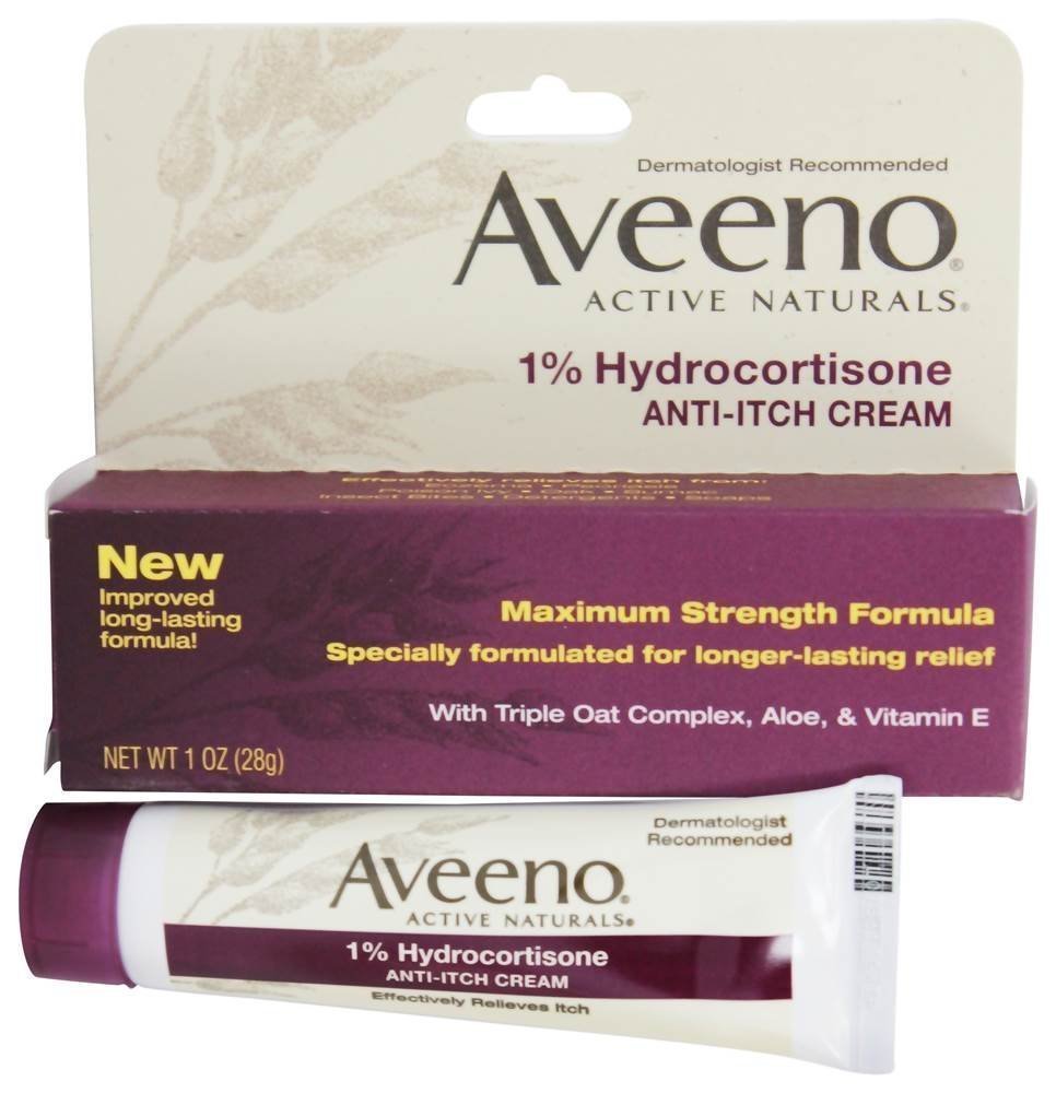 Foto 2 pulgar | Crema Antipicazón Aveeno 1% Hydrocortisone Max Strength 30 Ml X6 - Venta Internacional.