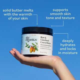 Foto 3 | Manteca De Cacao Body Butter Sky Organics 100% Cruda, 480 Ml - Venta Internacional.