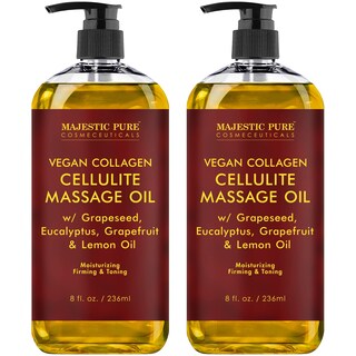 Foto 1 | Aceite De Masaje Majestic Pure Cellulite Con Colágeno Vegano 480 Ml - Venta Internacional.