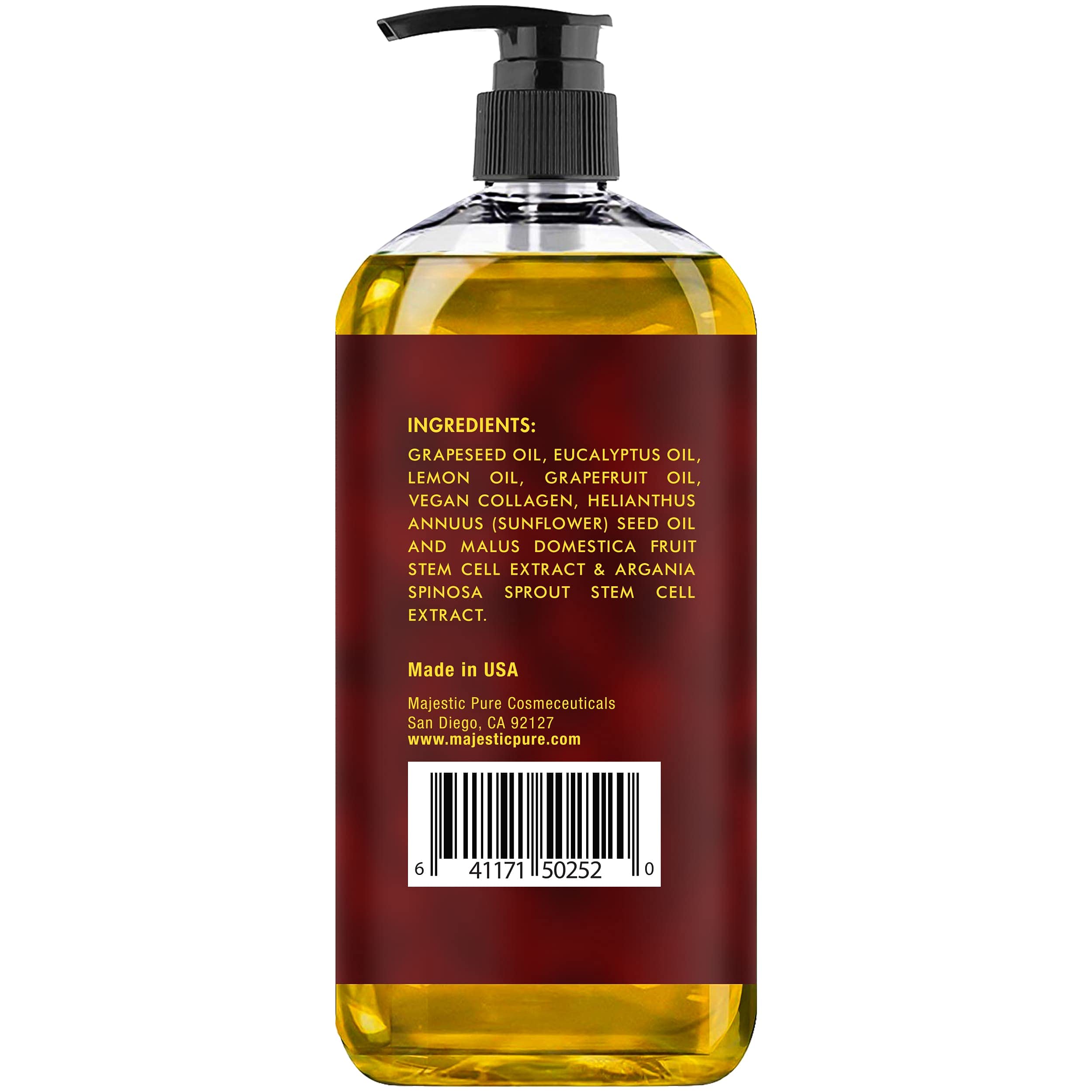 Foto 6 | Aceite De Masaje Majestic Pure Cellulite Con Colágeno Vegano 480 Ml - Venta Internacional.