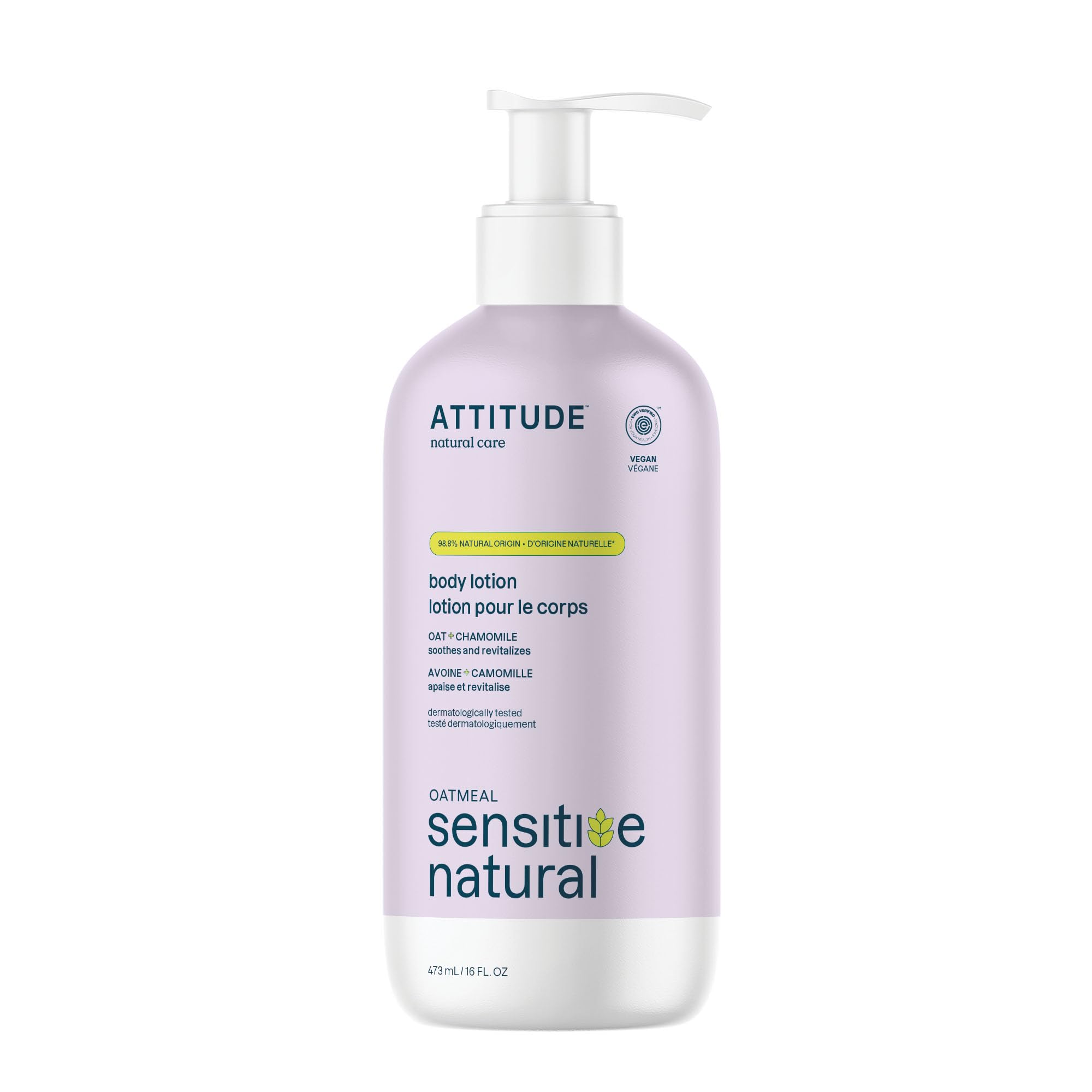 Foto 1 | Loción Corporal Attitude Para Pieles Sensibles Con Avena 473 Ml - Venta Internacional.