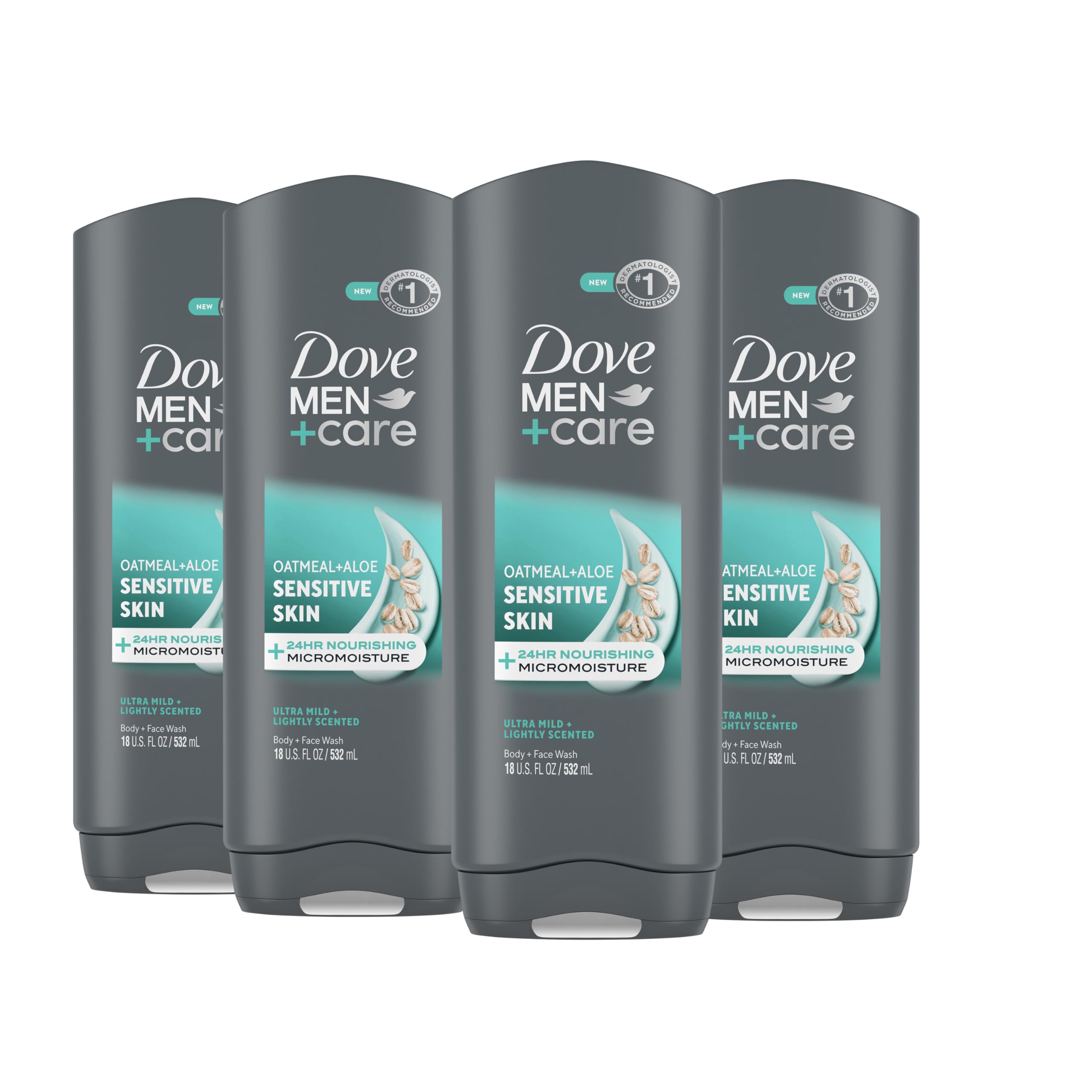 Foto 2 pulgar | Jabón Corporal Y Facial Dove Men + Care Sensitive Skin 4x - Venta Internacional.