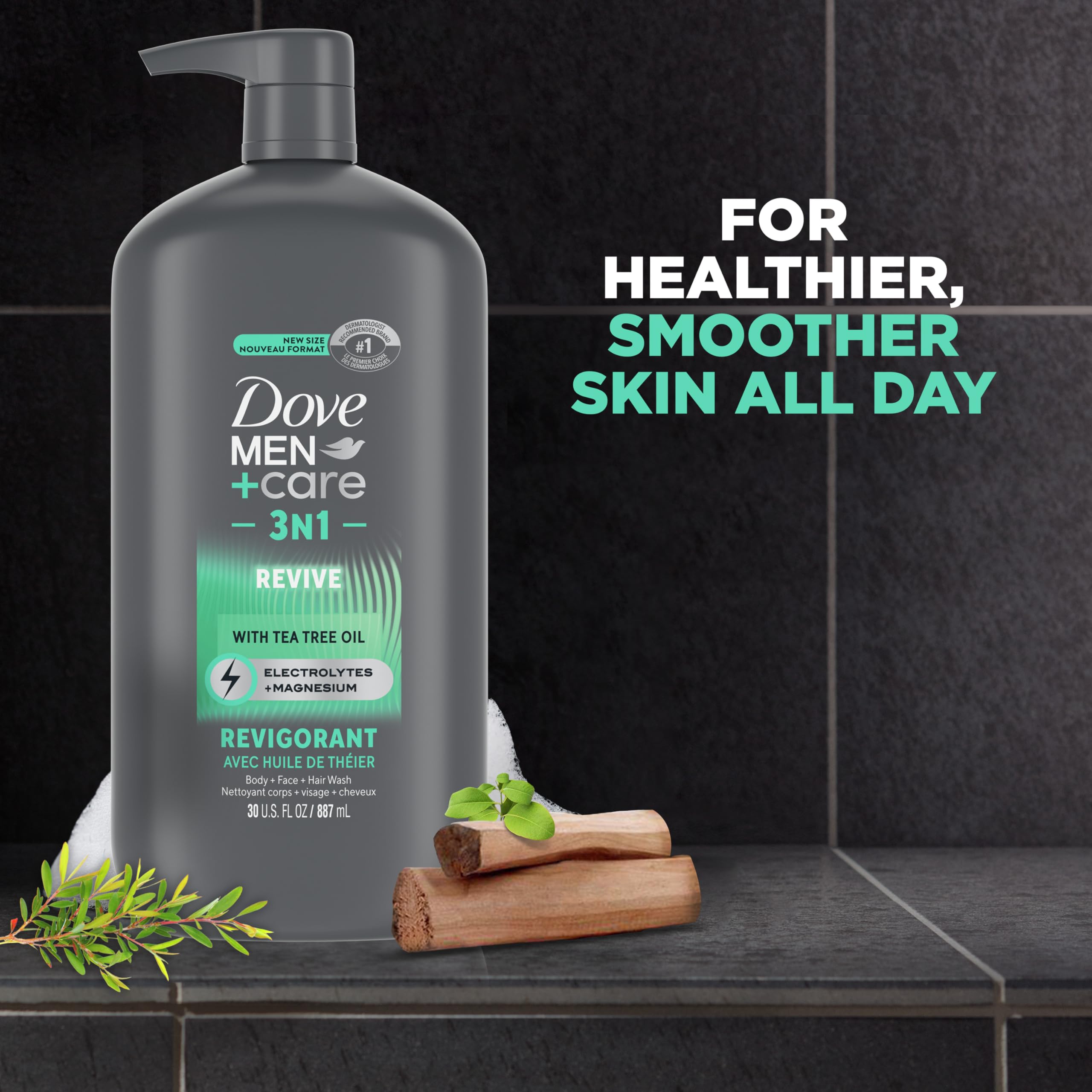 Foto 2 | Jabón Corporal Y Facial Dove Men + Care Vigorizante Revive 3n1 - Venta Internacional.