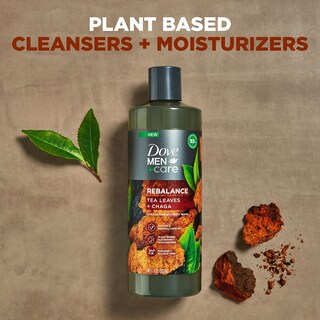 Foto 2 | Gel De Baño Dove Men + Care Rebalance Con Hojas De Té, 530 Ml, Paquete De 4 - Venta Internacional.