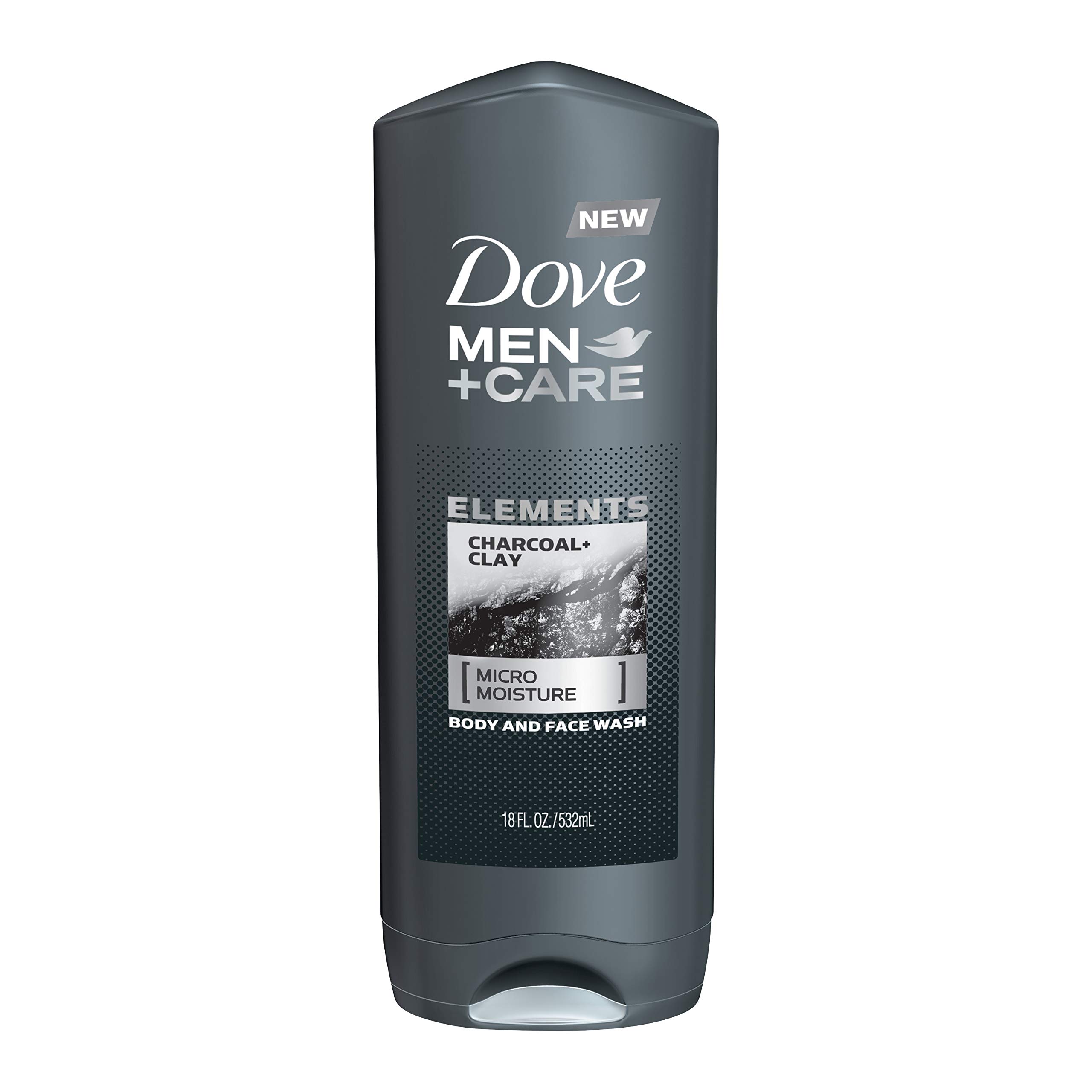 Foto 2 pulgar | Gel De Baño Dove Men + Care Elements Charcoal + Clay 532 Ml X4 - Venta Internacional.