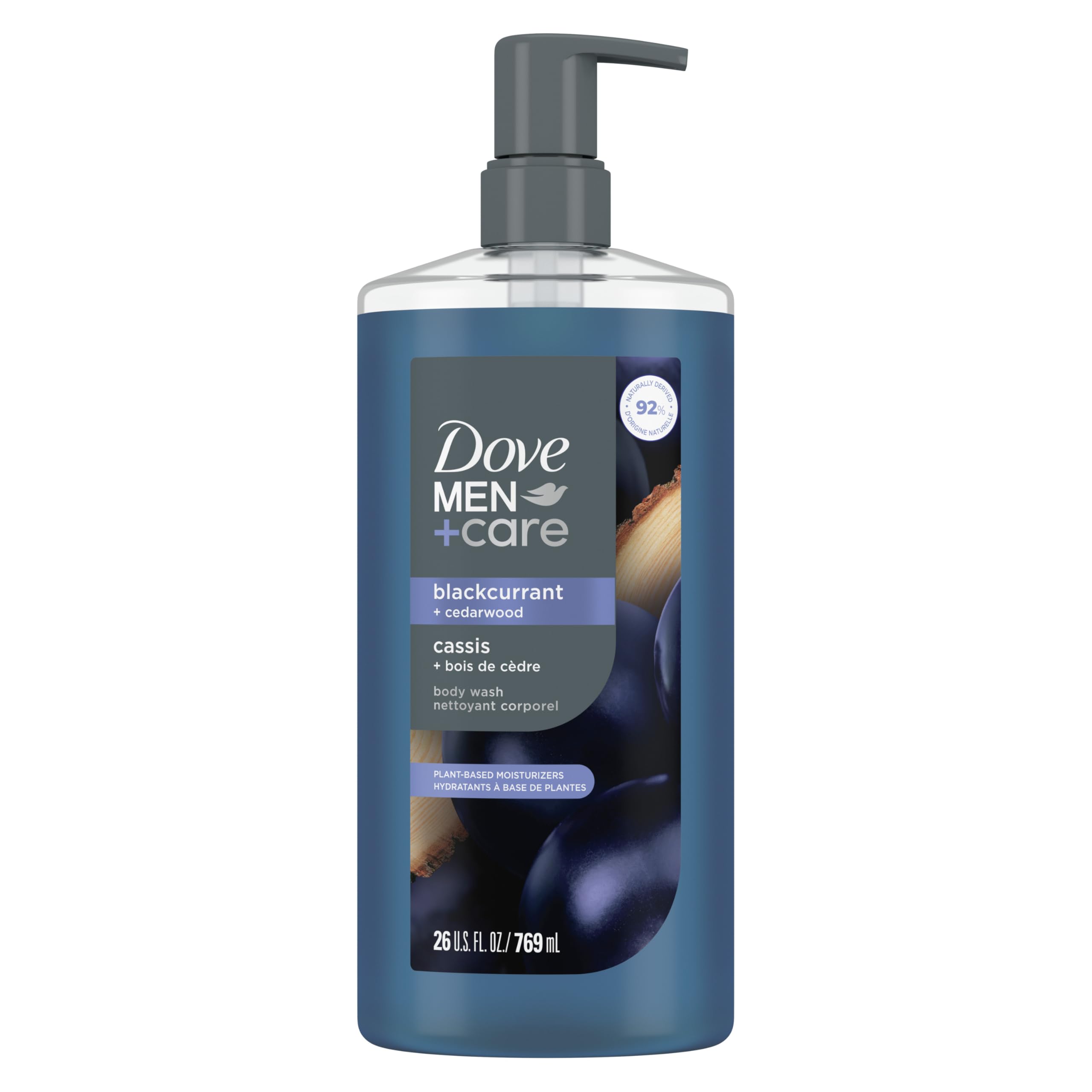 Gel De Baño Dove Men + Care Con Grosella Negra Para Reconstruir La Piel, 770 Ml - Venta Internacional.