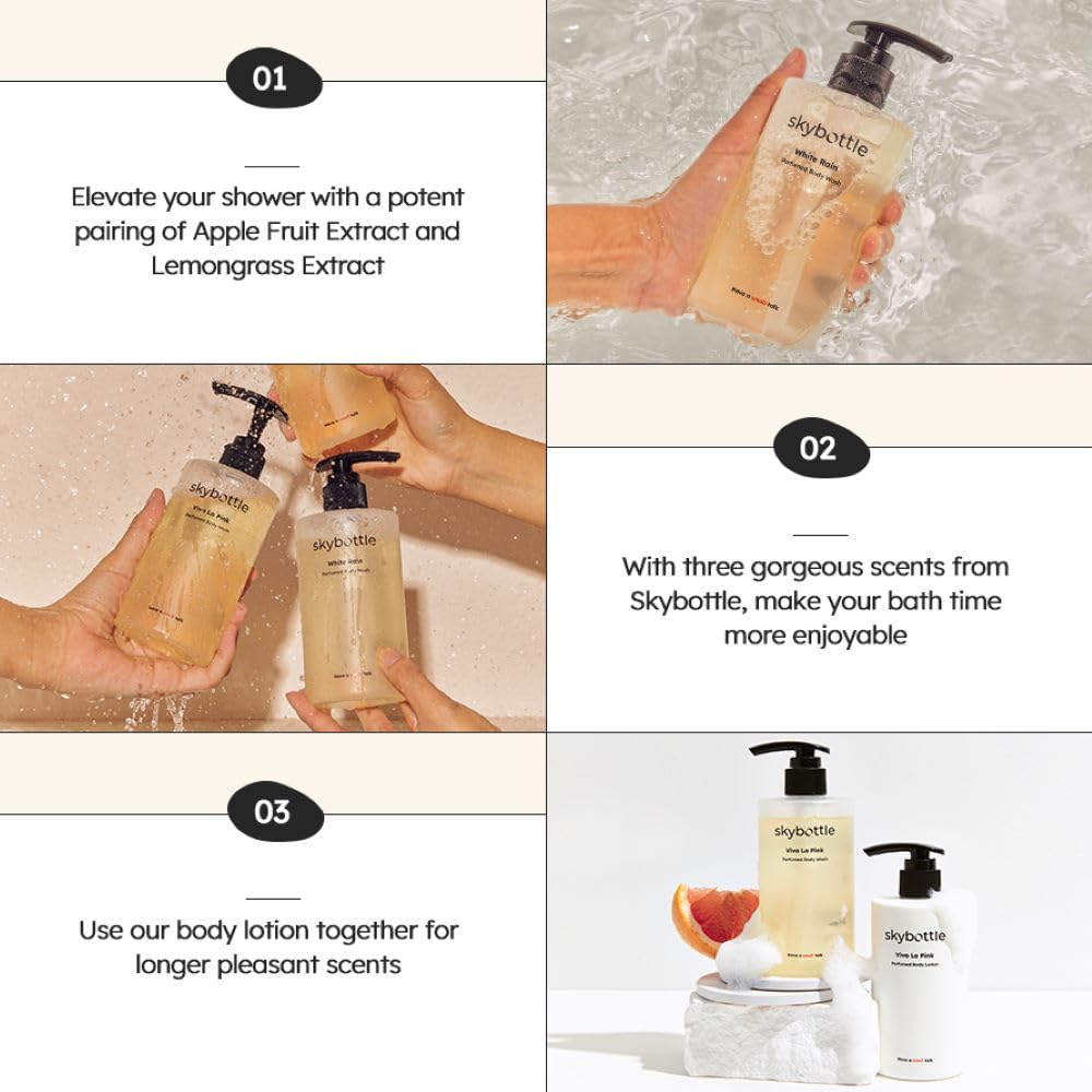 Foto 8 pulgar | Gel De Baño Skybottle Refreshing Con Aha Deep Moisture, 300 Ml - Venta Internacional.