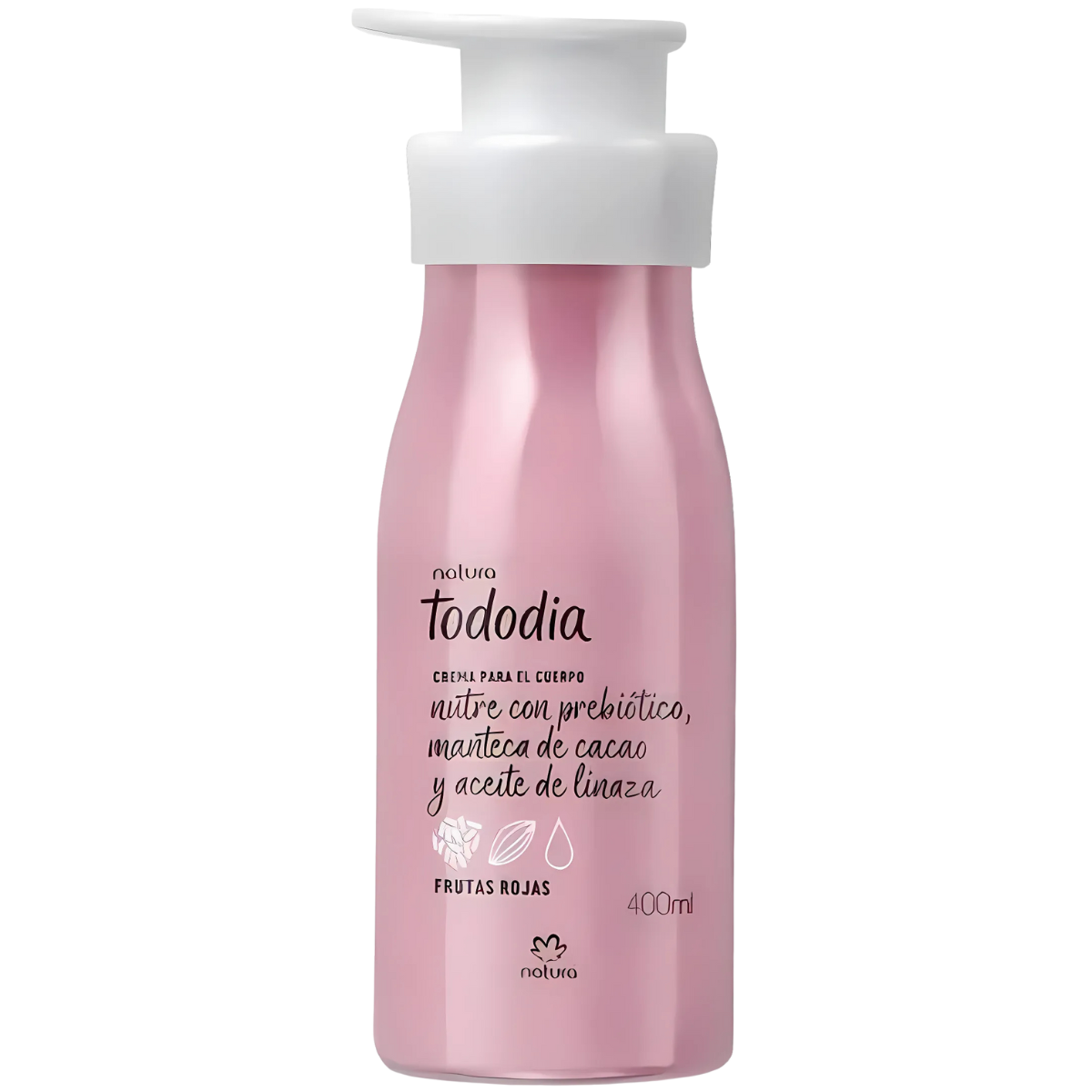 Natura Crema Hidratante Corporal Frutos Rojos Tododia  De 400 Ml