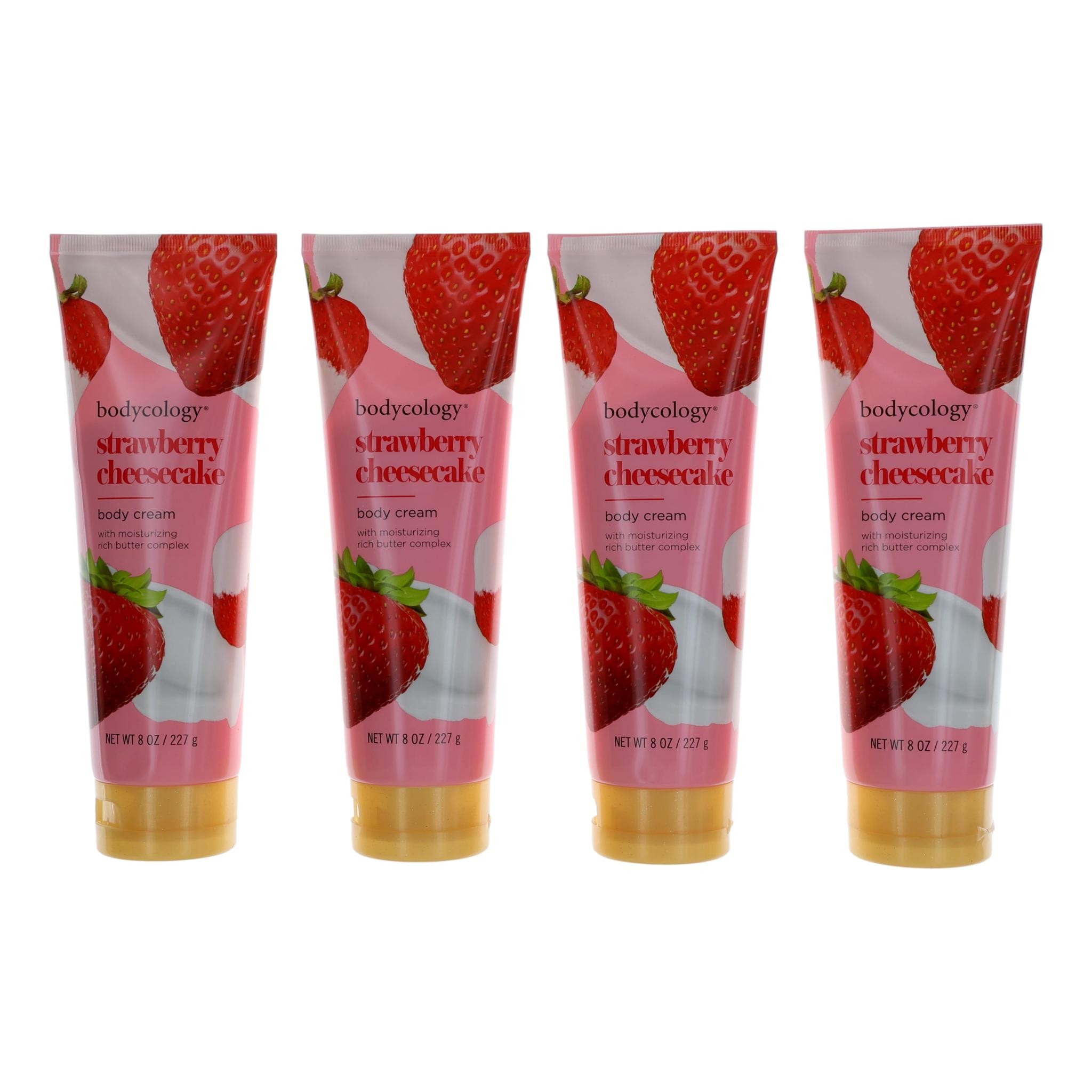 Crema Corporal Hidratante Bodycology Tarta De Queso Y Fresa 240ml - Venta Internacional.