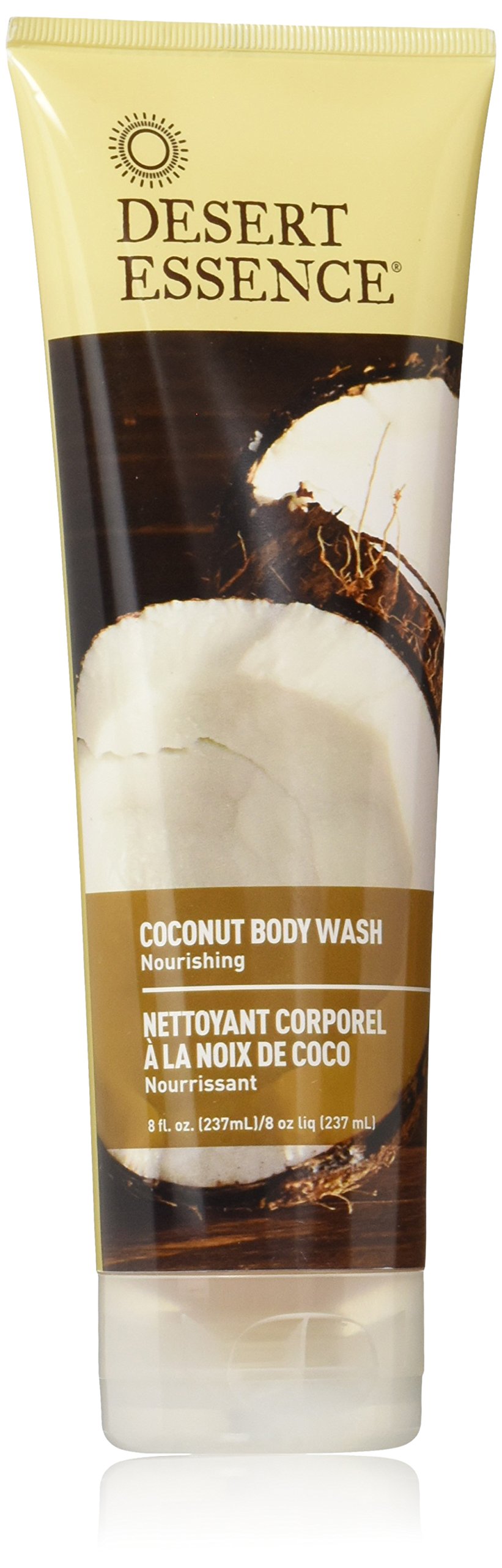 Gel De Baño Desert Essence Coconut, 240 Ml, Sin Gluten, Vegano - Venta Internacional.
