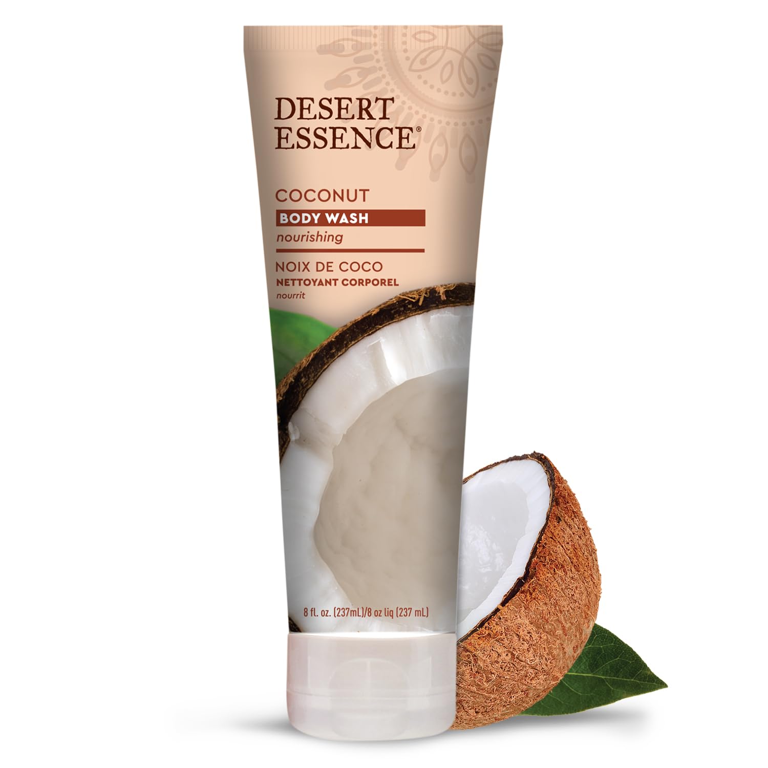 Gel De Baño Desert Essence De Coco Nutritivo, 240 Ml, Vegano - Venta Internacional.