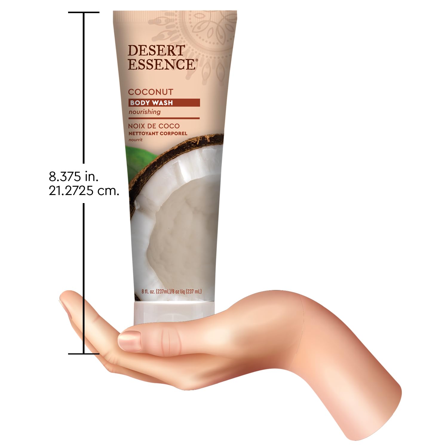 Foto 5 pulgar | Gel De Baño Desert Essence De Coco Nutritivo, 240 Ml, Vegano - Venta Internacional.