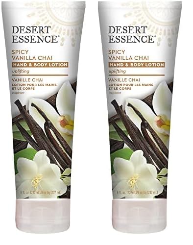 Loción Para Manos Y Cuerpo Desert Essence Spicy Vanilla Chai 240 Ml - Venta Internacional.