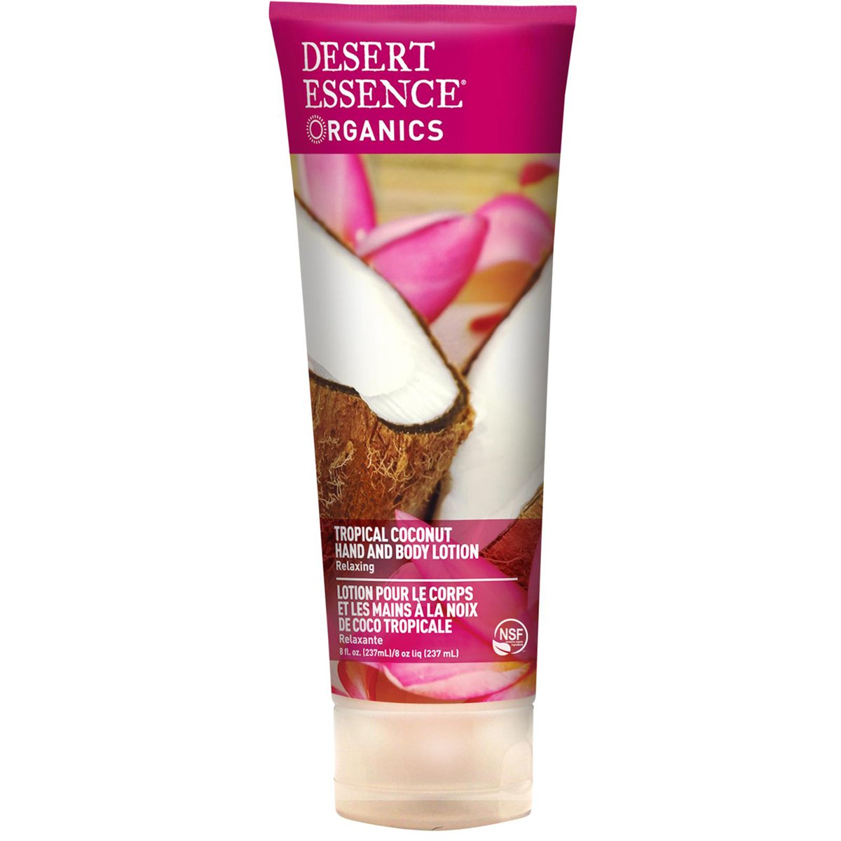 Loción Para Manos Y Cuerpo Desert Essence Tropical Coconut 240 Ml - Venta Internacional.