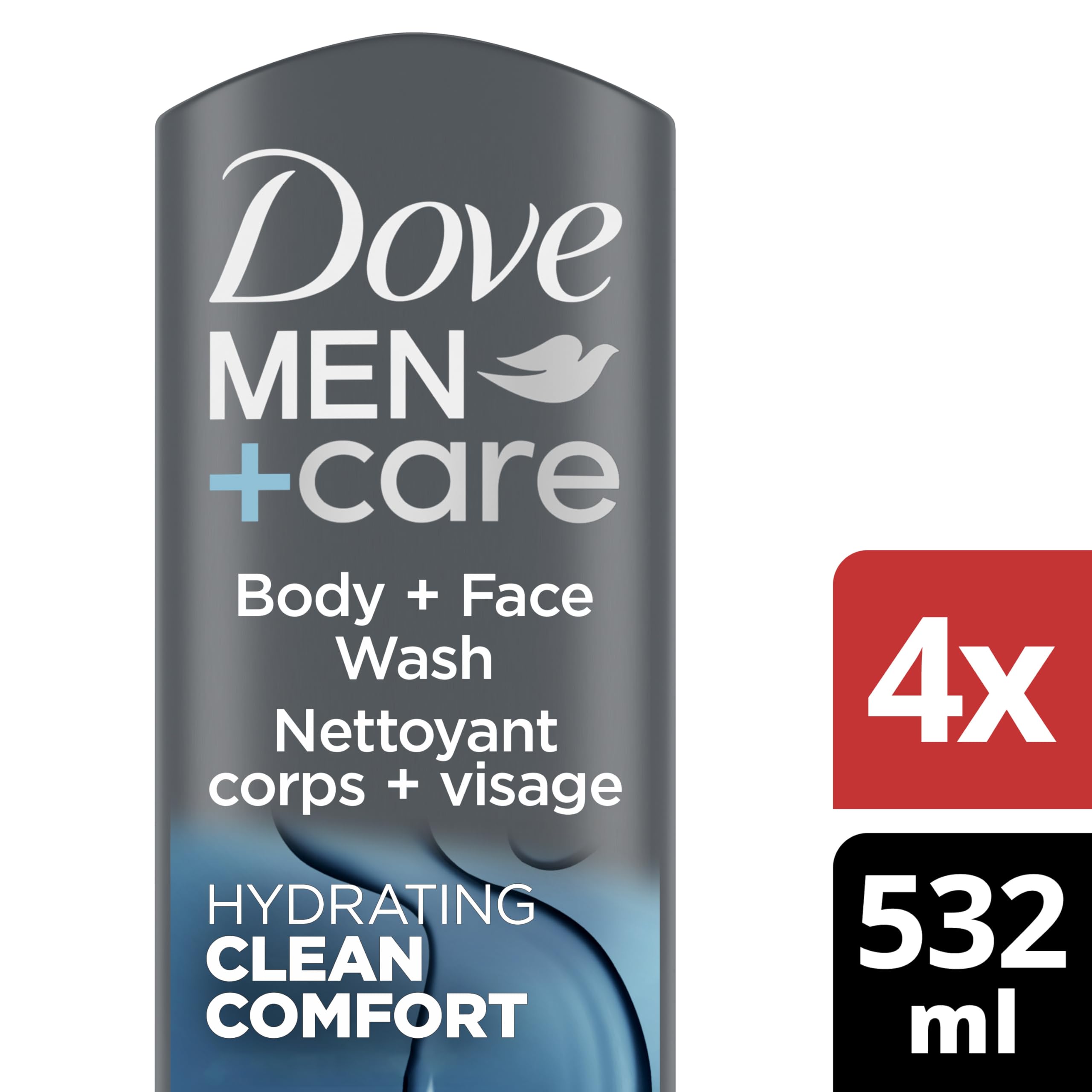 Foto 3 pulgar | Gel De Baño Corporal Y Facial Dove Men + Care Clean Comfort 530 Ml, Paquete De 4 - Venta Internacional.