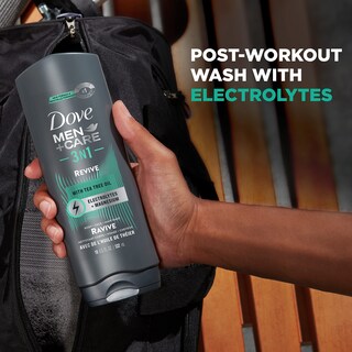 Foto 2 | Gel De Baño Dove Men + Care Post-workout 3n1 Revive 4 X 500 Ml - Venta Internacional.