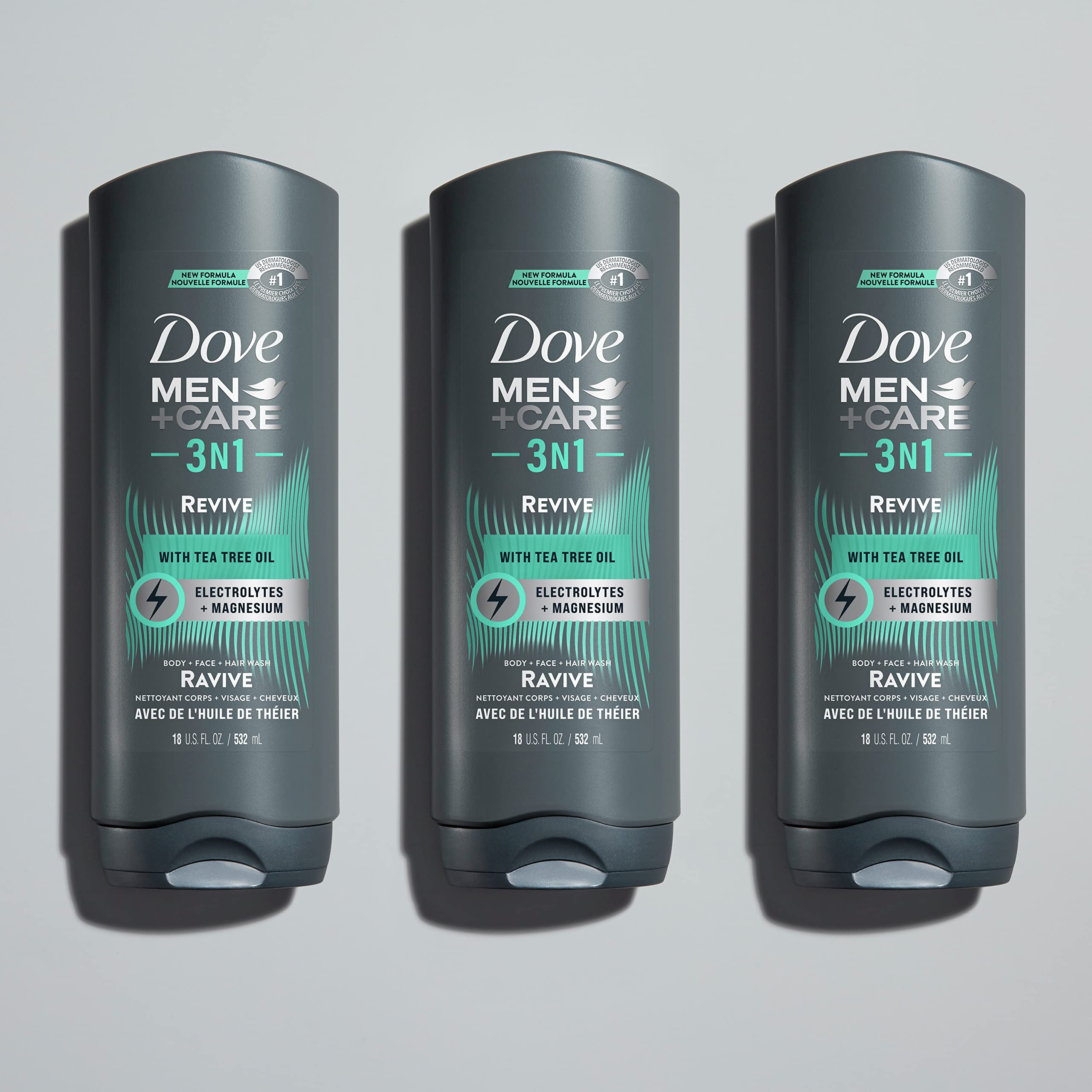 Foto 5 | Gel De Baño Dove Men + Care Post-workout 3n1 Revive 4 X 500 Ml - Venta Internacional.