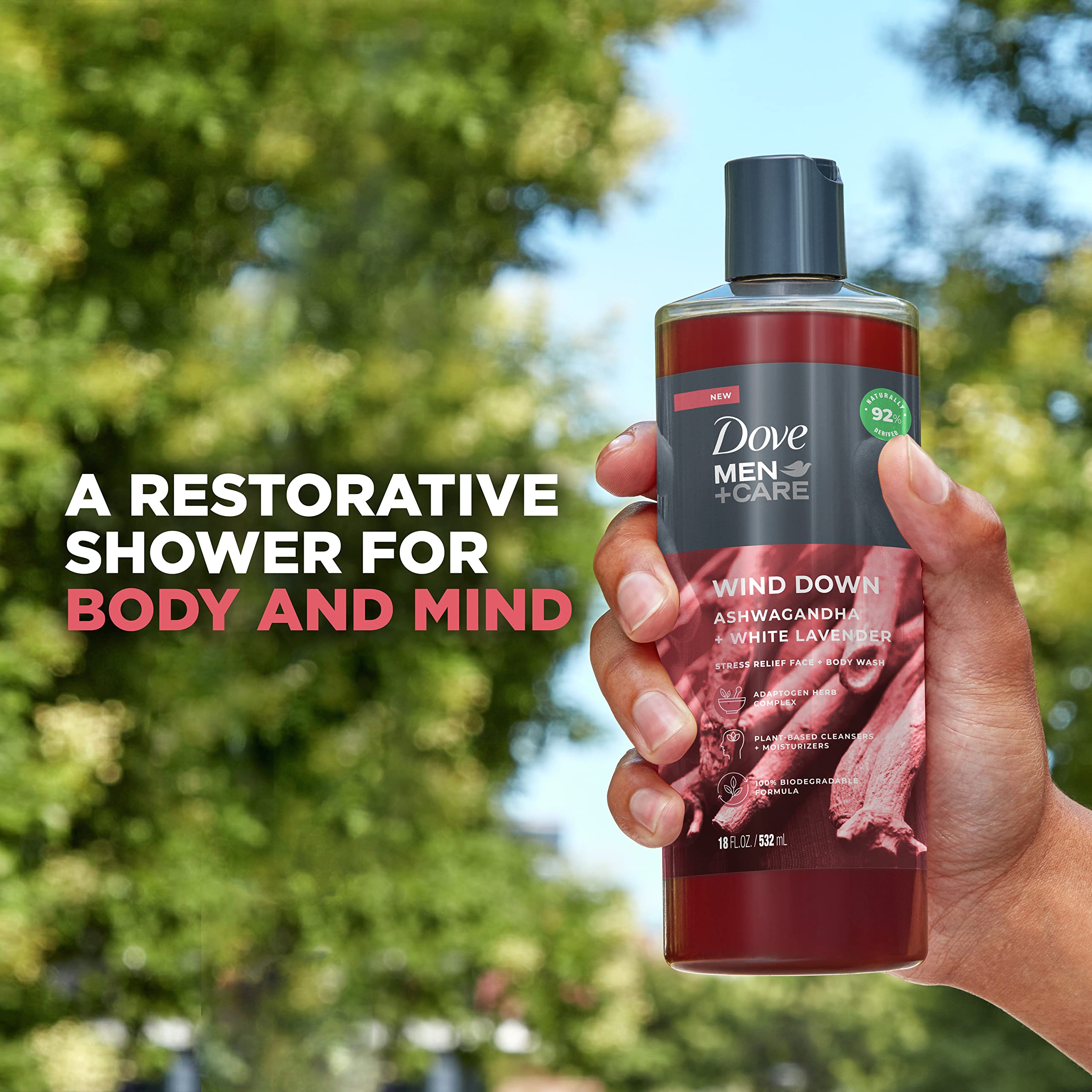 Foto 3 pulgar | Gel De Baño Dove Men + Care Wind Down Para Rostro Y Cuerpo, 532 Ml, Paquete De 4 - Venta Internacional.