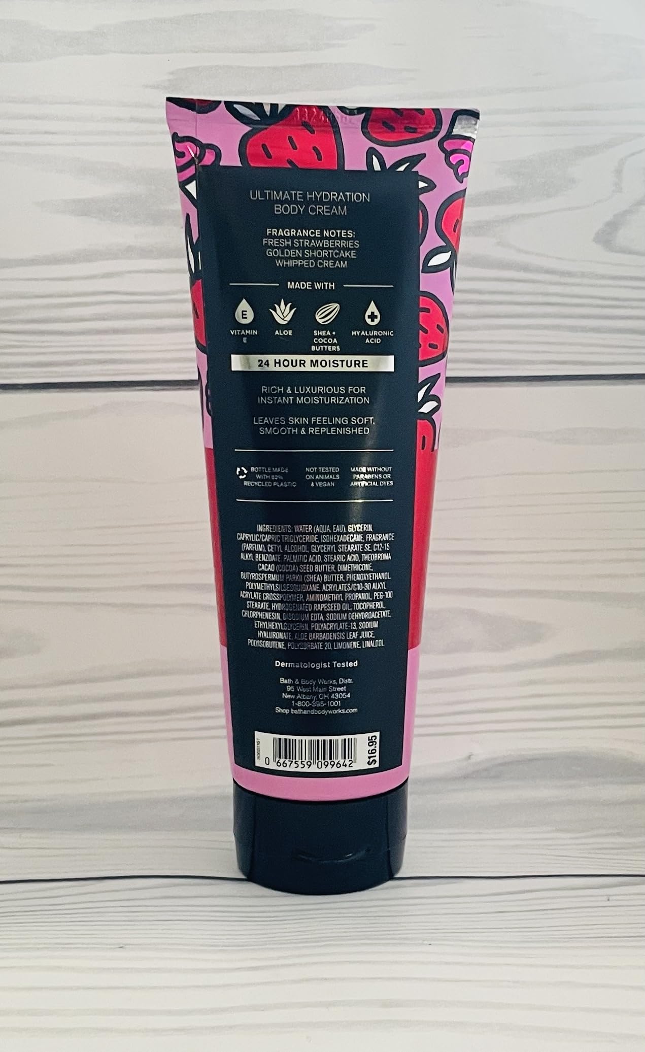 Foto 3 pulgar | Crema Corporal Bath & Body Works Bizcocho De Fresa 240 Ml X2 - Venta Internacional.