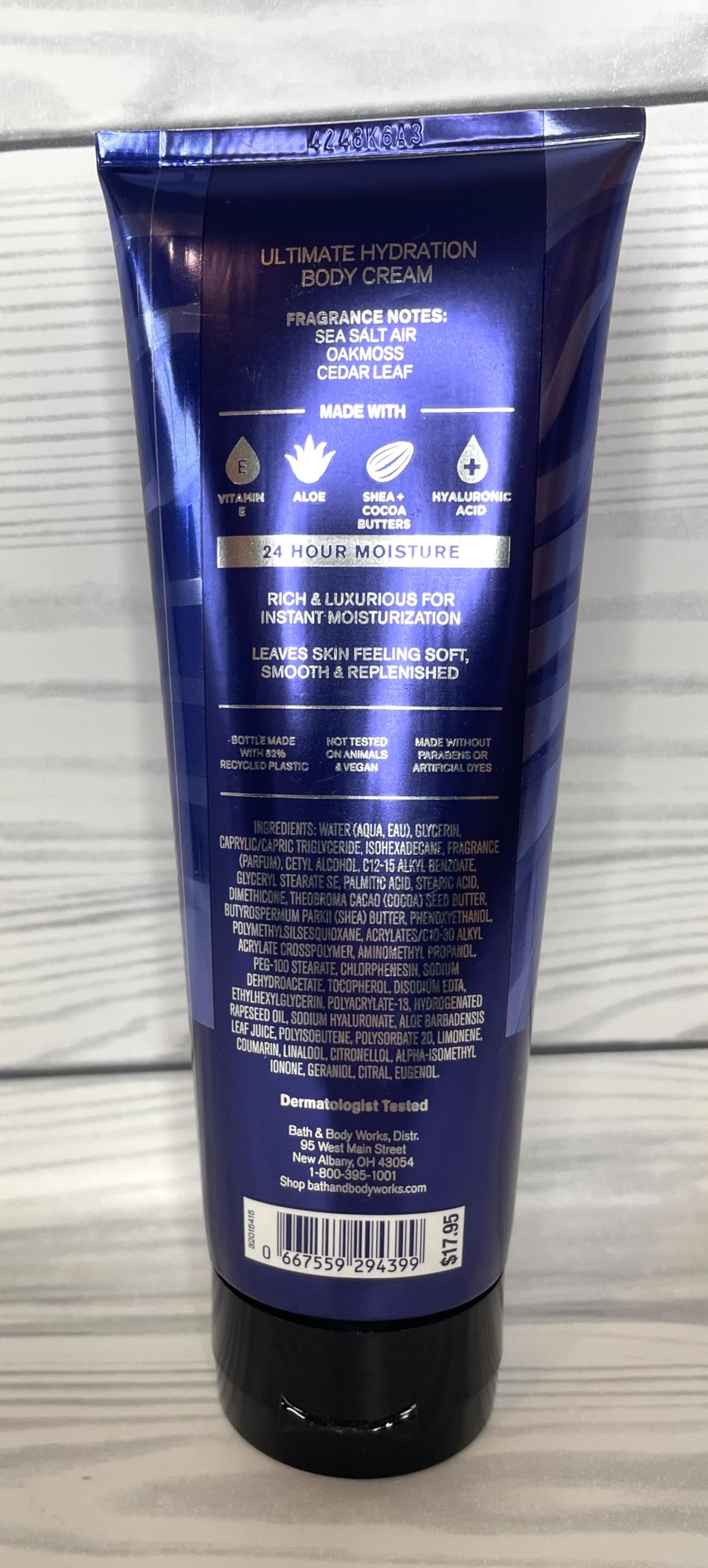 Foto 3 pulgar | Crema Corporal Bath & Body Works Deep Ocean Ultimate Hydration 240 Ml X2 - Venta Internacional.