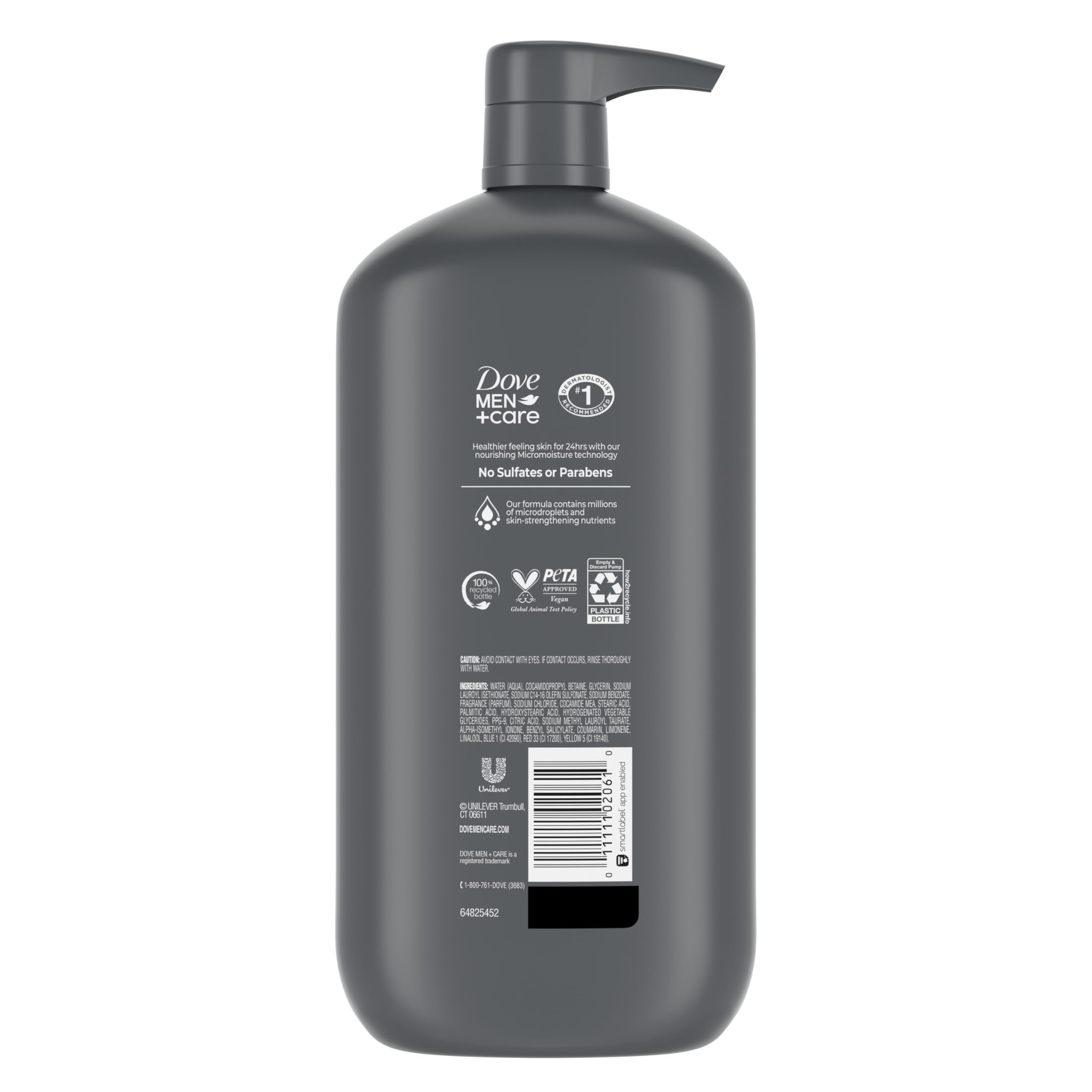 Foto 3 pulgar | Jabón Corporal Y Facial Dove Men+care Hydrating Clean Comfort 900 Ml - Venta Internacional.