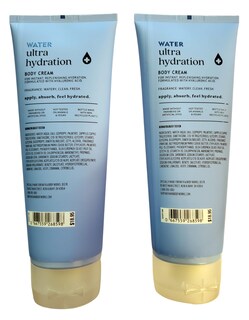 Foto 2 | Crema Corporal Bath & Body Works Water Ultra Hydratation 240 Ml X2 - Venta Internacional.