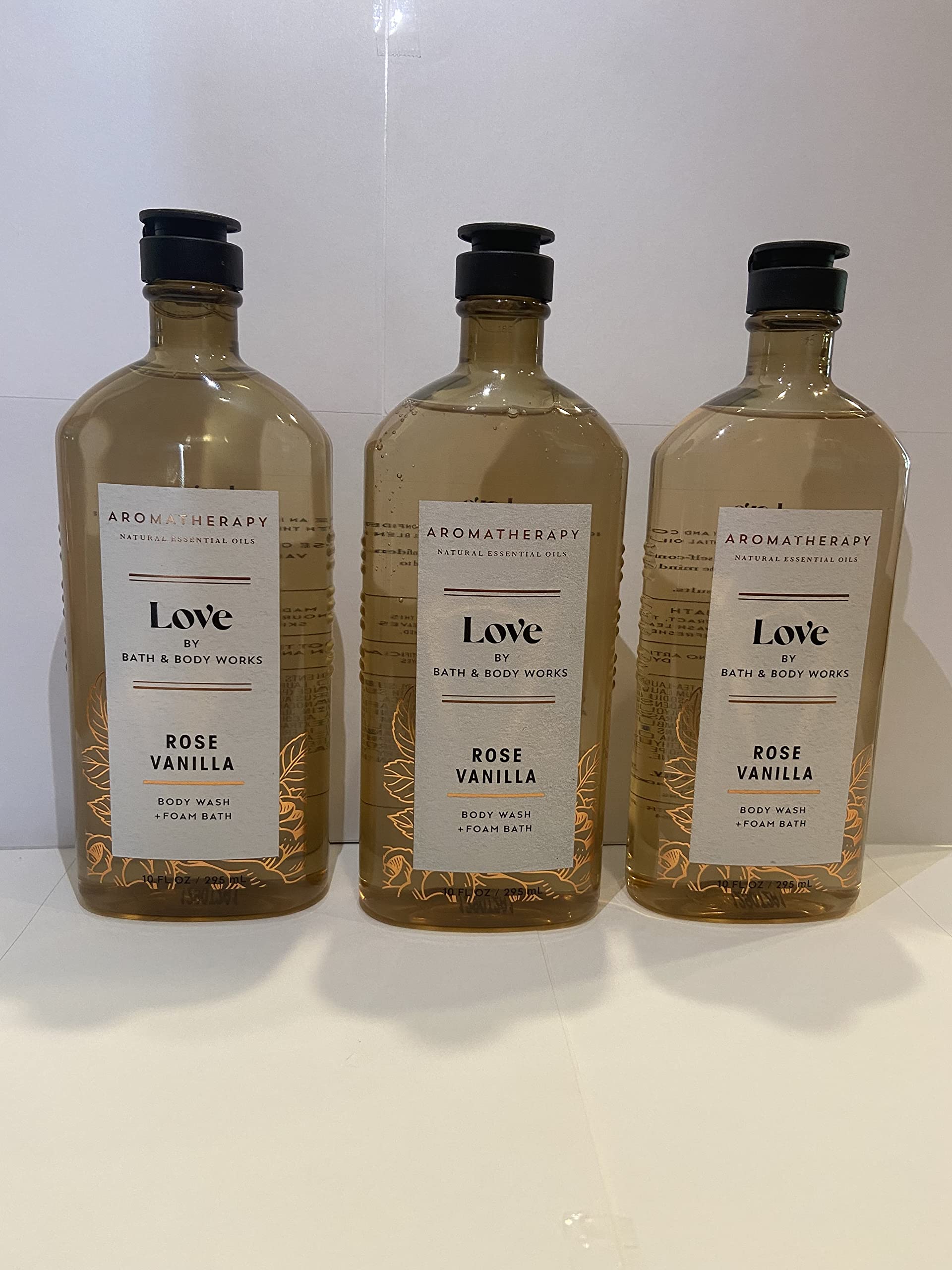 Gel De Baño Y Espuma Bath & Body Works Aromaterapia Love Rose Vanilla 300 Ml - Venta Internacional.