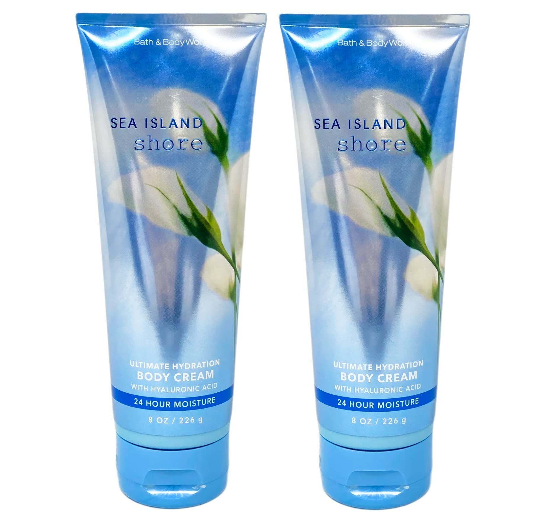 Crema Corporal Bath And Body Works Sea Island Shore, 240 Ml, Juego De 2 - Venta Internacional.