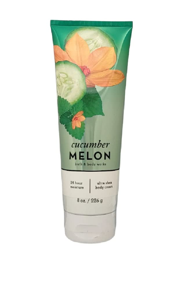 Crema Corporal Bath & Body Works Ultra Shea, Pepino Y Melón, 240 Ml - Venta Internacional.