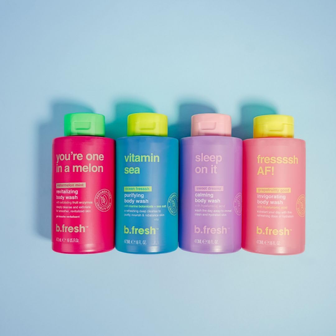 Foto 7 pulgar | Gel De Baño B.fresh You're One In A Melon, 480 Ml, Exfoliante - Venta Internacional.