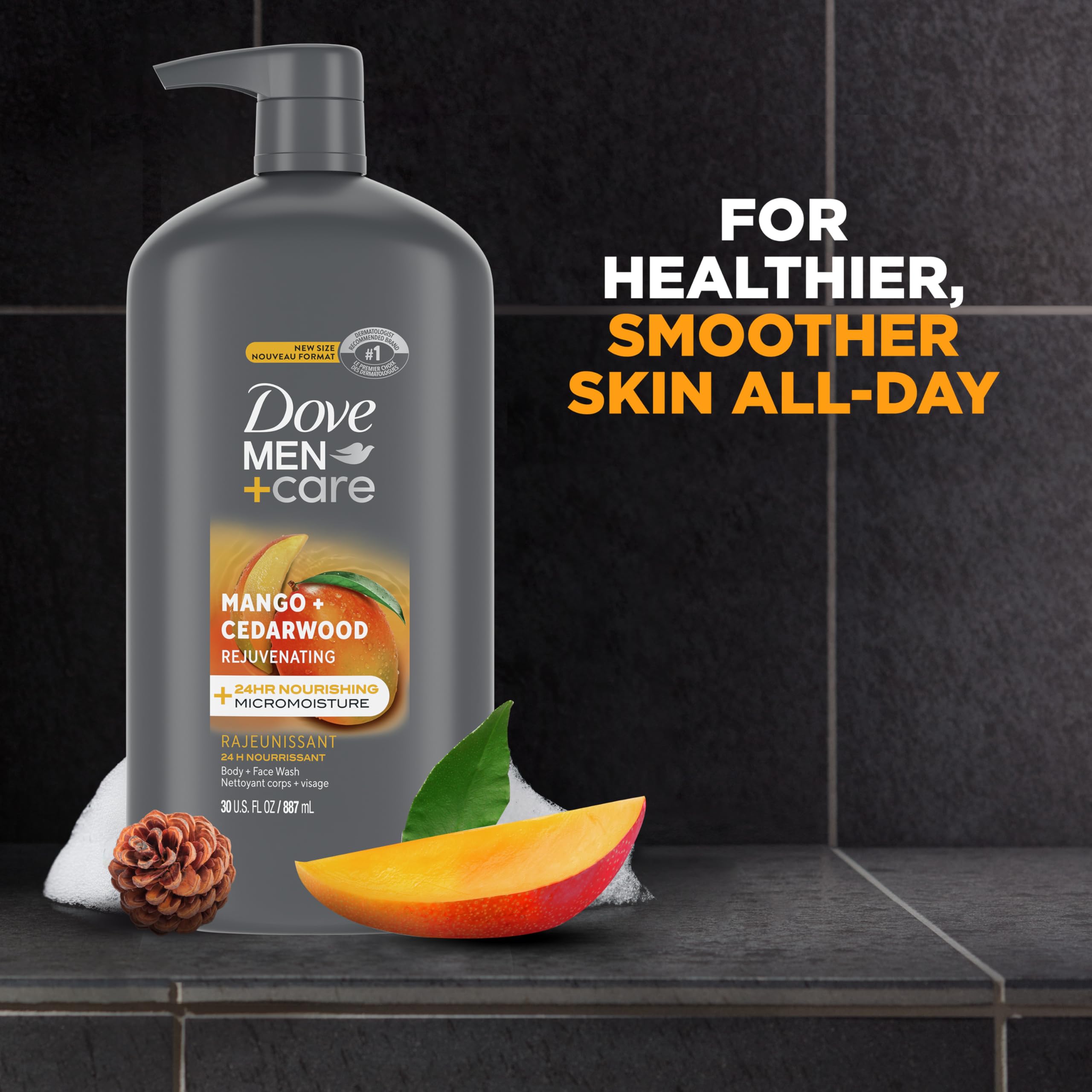 Foto 3 pulgar | Gel De Baño Corporal Y Facial Dove Men + Care Rejuvenecedor De 900 Ml, Paquete De 3 - Venta Internacional.