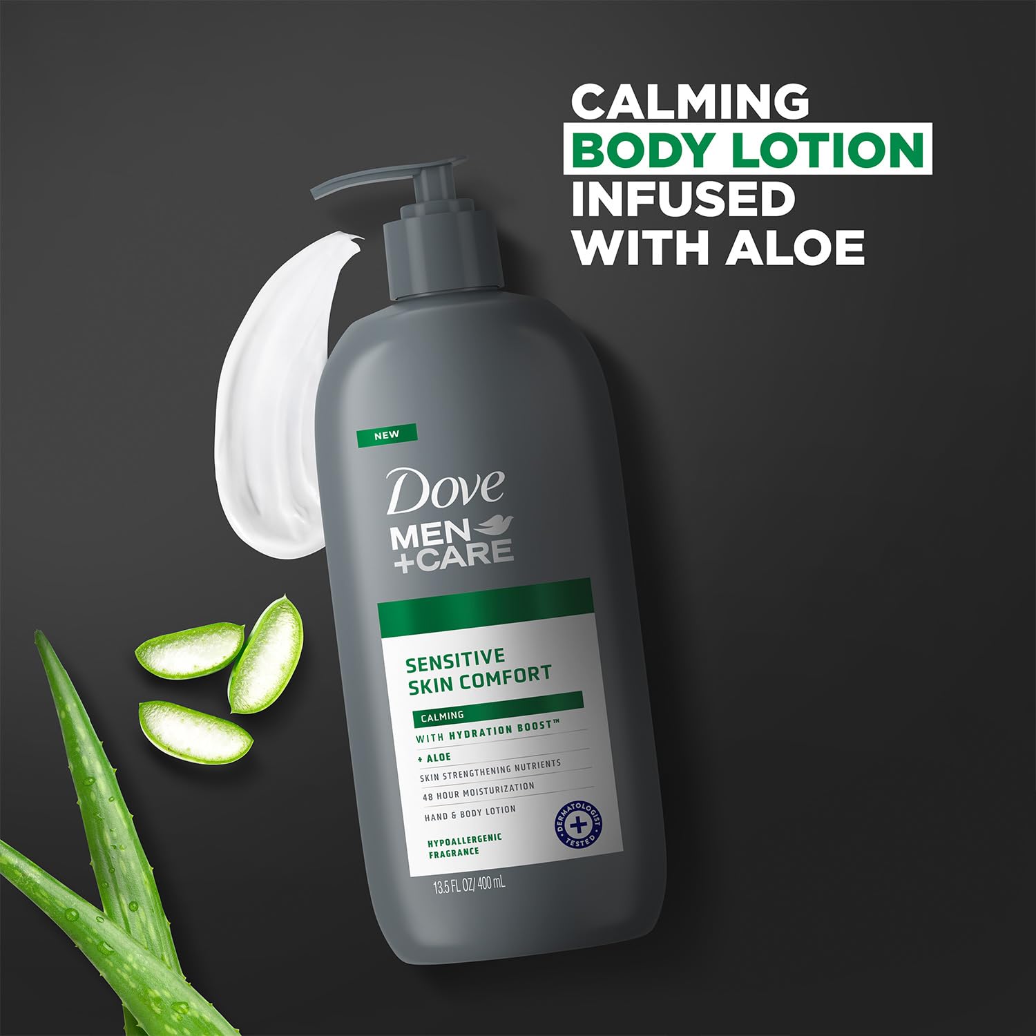 Foto 4 | Loción Para Manos Y Cuerpo Dove Men+care Sensitive Skin 400 Ml X2 - Venta Internacional.