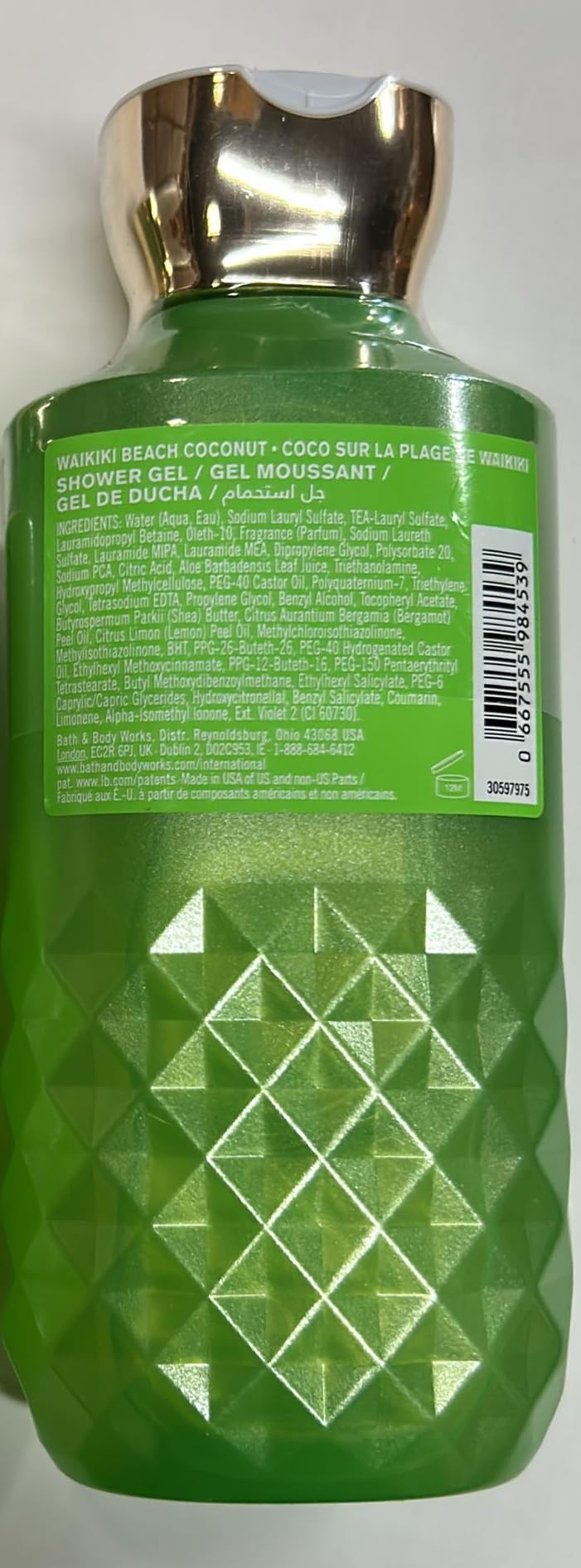 Foto 3 pulgar | Gel De Ducha Bath & Body Works Waikiki - Beach Coconut 300 Ml - Venta Internacional.