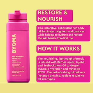 Foto 4 | Aceite Corporal Nutritivo Byoma Lightweight Con Jojoba Y Espino Amarillo - Venta Internacional.