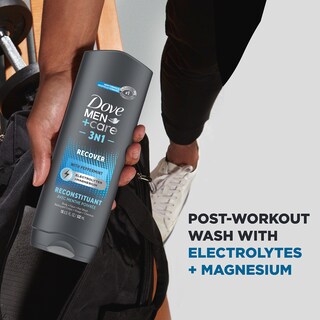 Foto 3 | Gel De Baño Dove Men+care Para Después Del Entrenamiento, 3 En 1, Con Menta, 530 Ml - Venta Internacional.