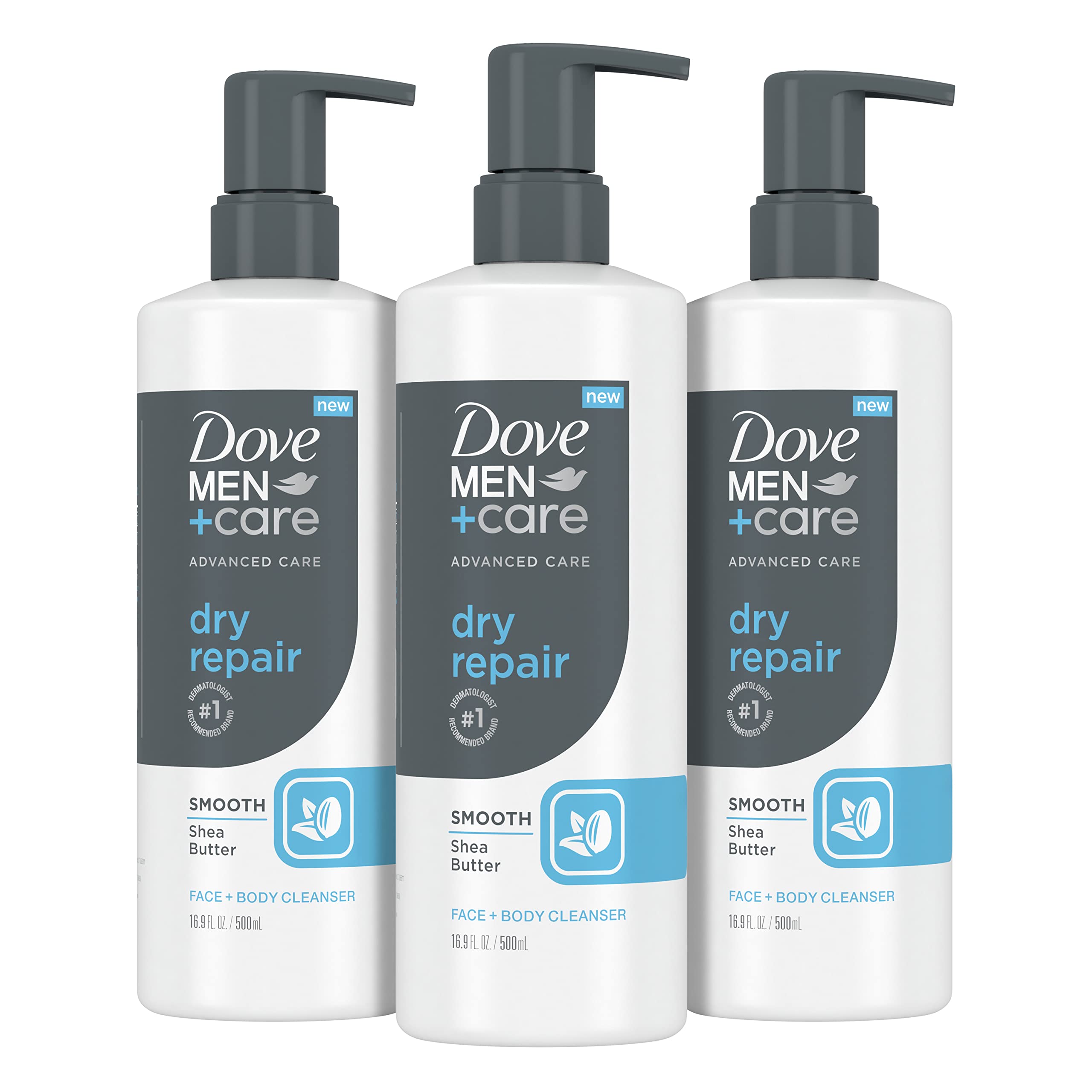 Limpiador Facial Y Corporal Dove Men + Care Advanced Care Dry Repair - Venta Internacional.