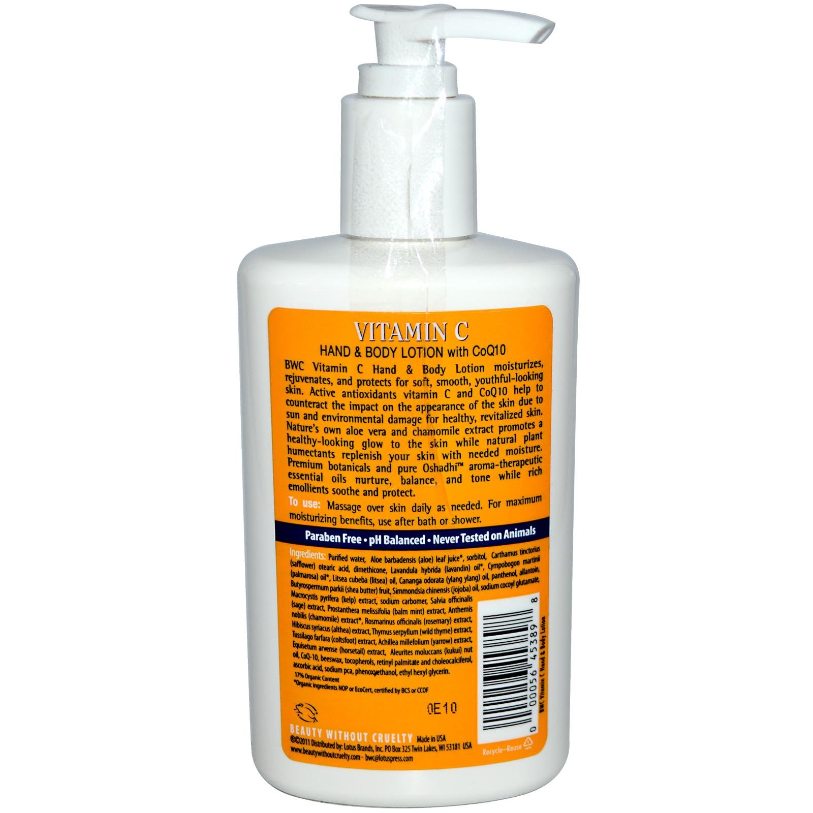 Foto 3 pulgar | Loción Beauty Without Cruelty Con Vitamina C Para Manos Y Cuerpo, 250 Ml - Venta Internacional.