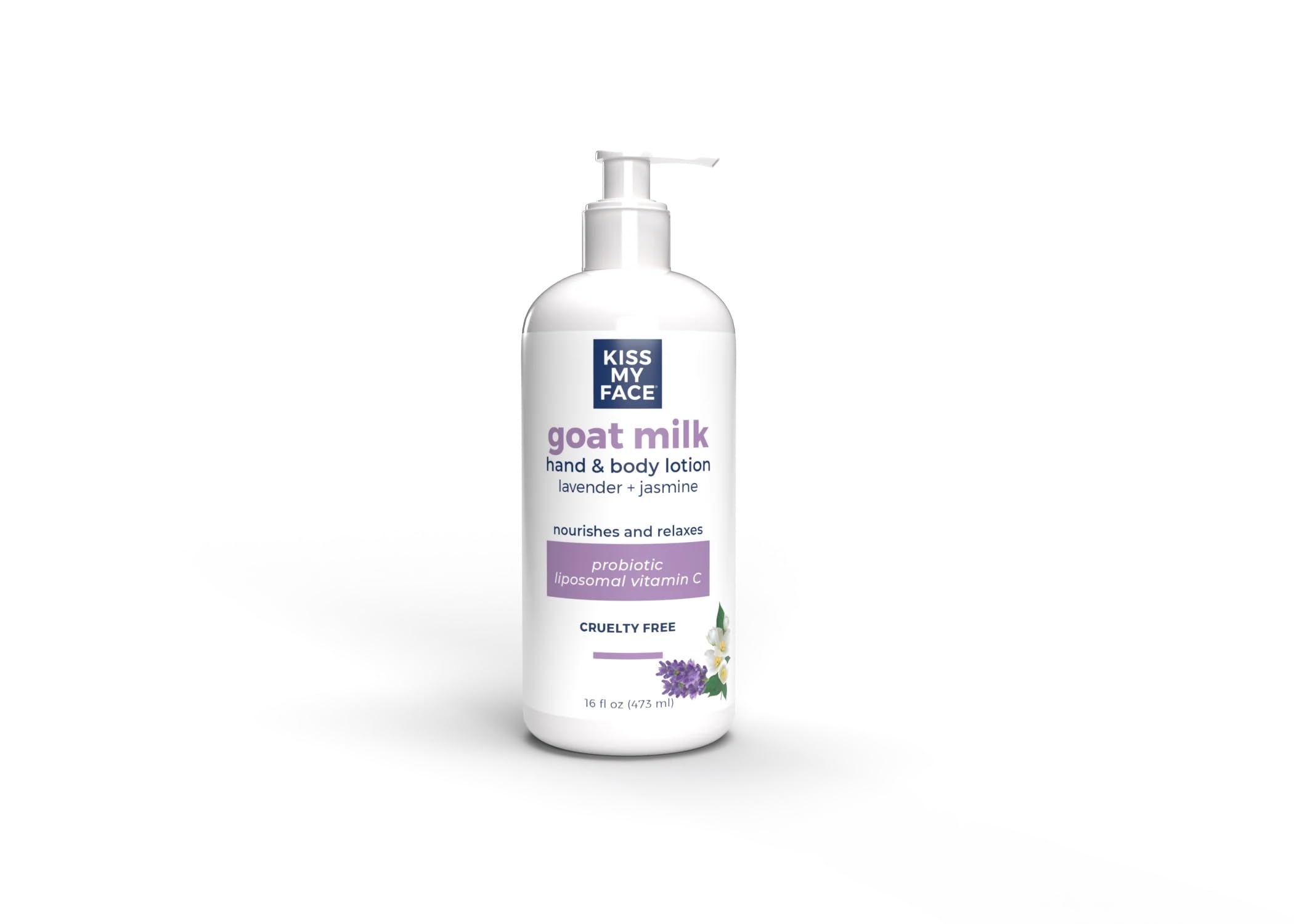 Loción Para Manos Y Cuerpo Kiss My Face Goat Milk 480ml Lavanda - Venta Internacional.