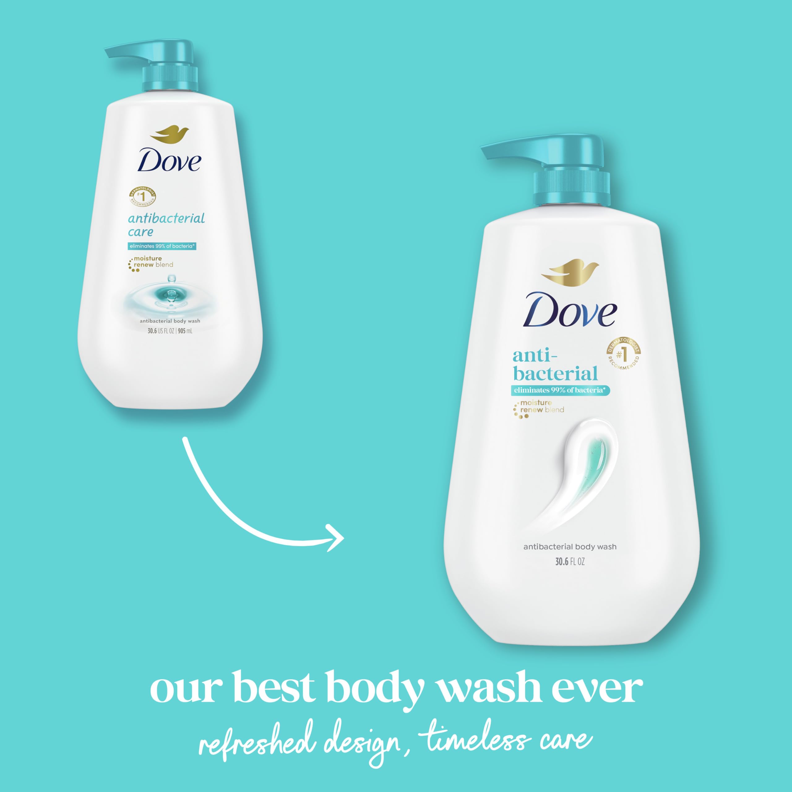Foto 4 pulgar | Gel De Baño Dove Antibacterial Que Protege La Sequedad, 900 Ml - Venta Internacional.