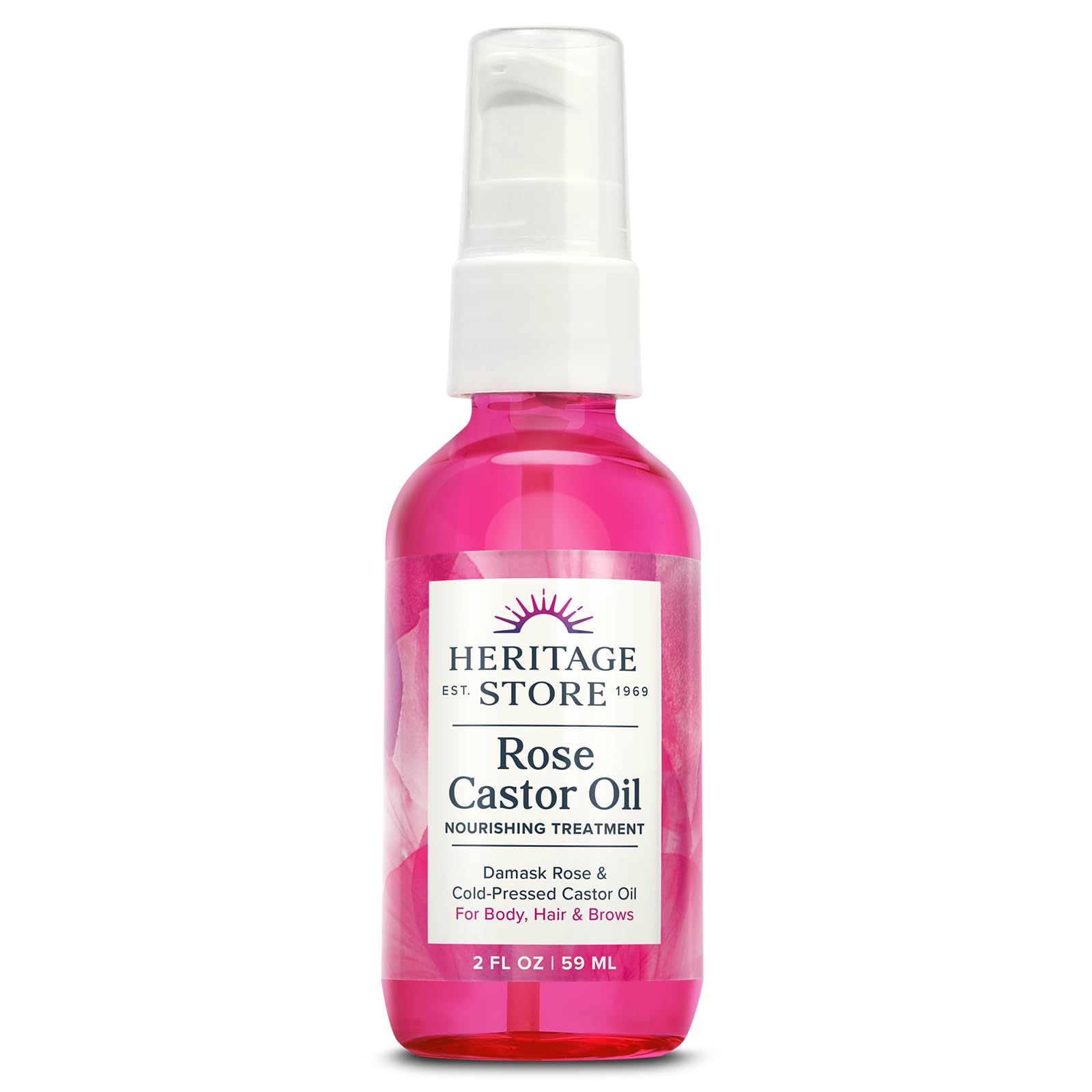 Foto 2 pulgar | Tratamiento Capilar Nutritivo Heritage Store Rose Castor Oil 60 Ml - Venta Internacional.