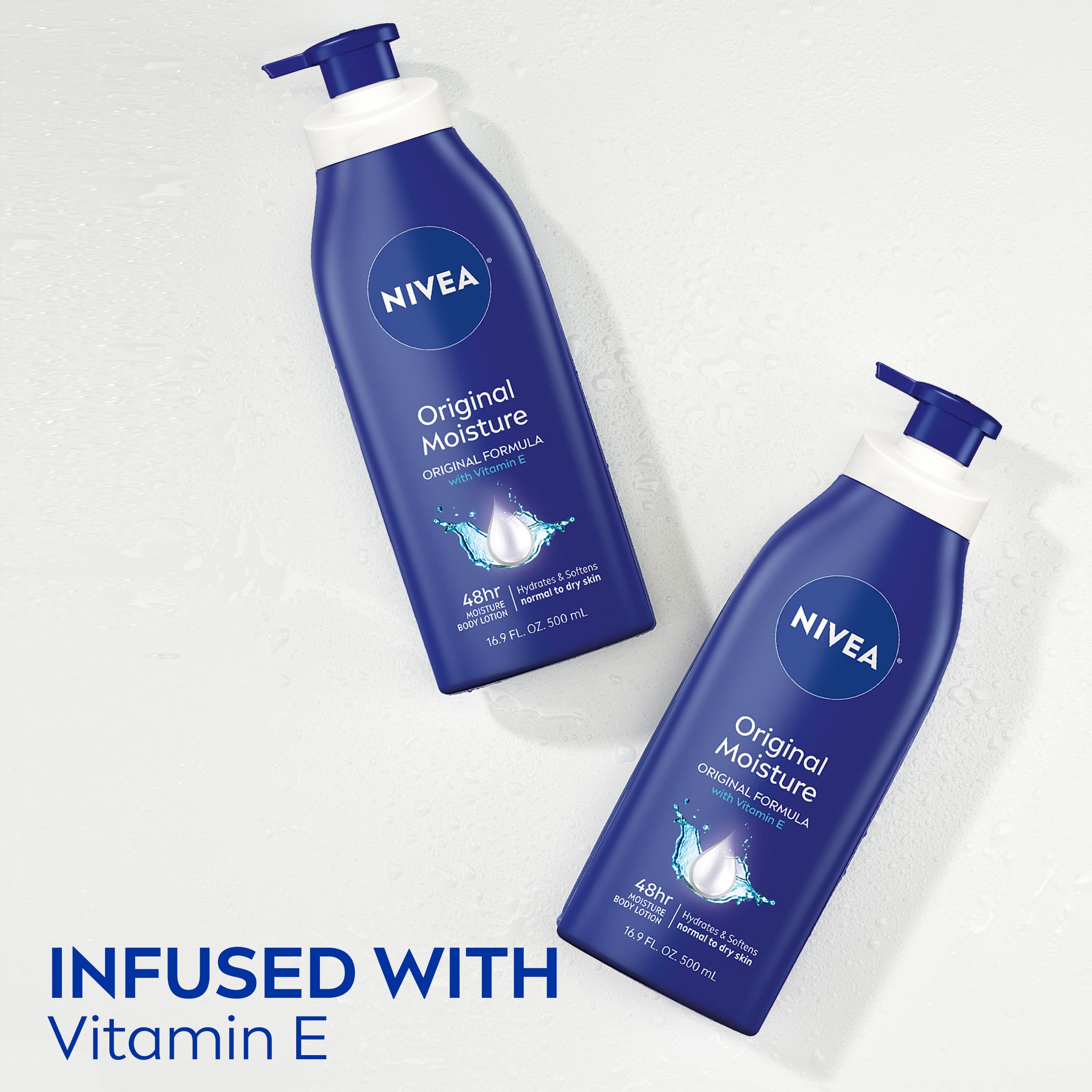 Foto 6 pulgar | Loción Corporal Nivea Original Moisture Con Vitamina E 500 Ml - Venta Internacional.