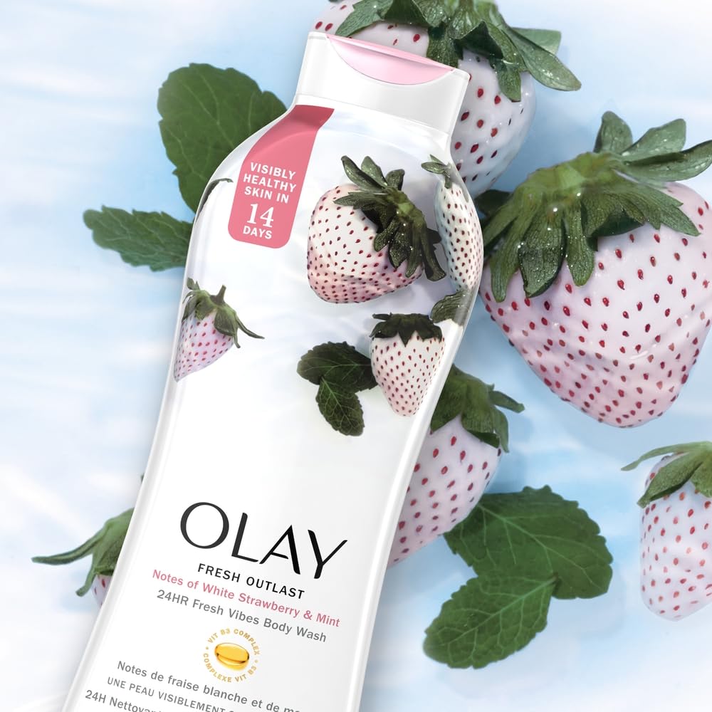 Foto 6 pulgar | Gel De Baño Olay Fresh Outlast White Fresa Y Menta 650 Ml - Venta Internacional.