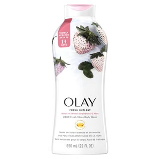 Foto 7 | Gel De Baño Olay Fresh Outlast White Fresa Y Menta 650 Ml - Venta Internacional.
